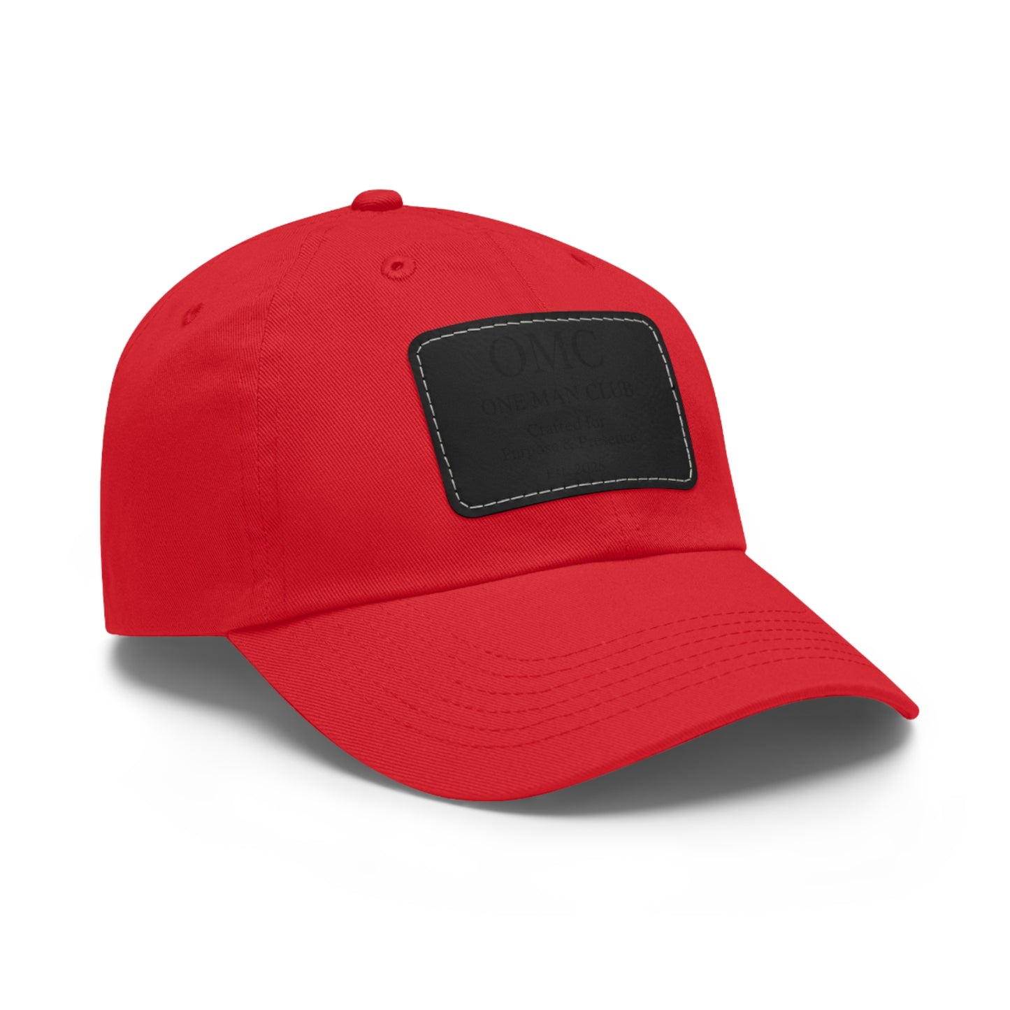 OMC | ONE MAN CLUB — Dad Hat Leather Patch Edition