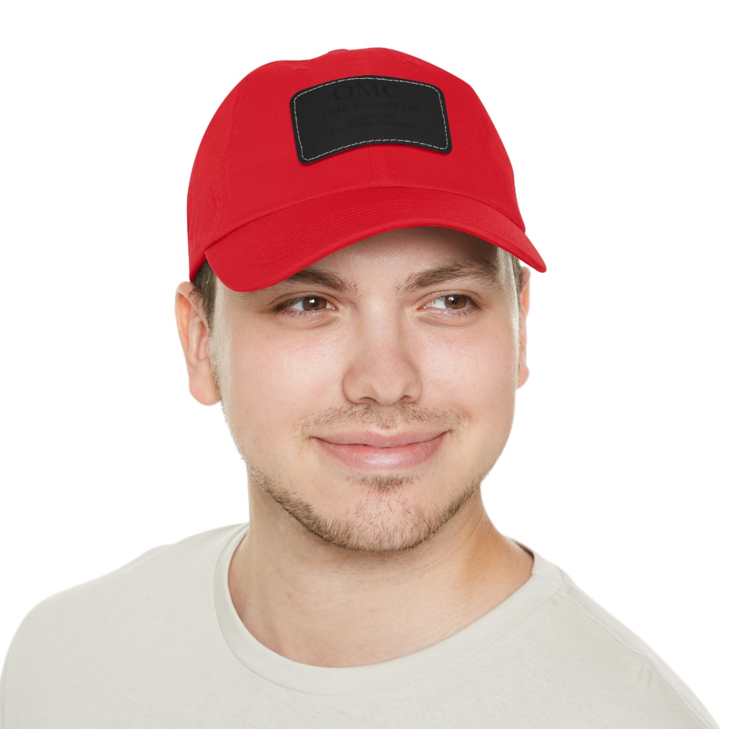 OMC | ONE MAN CLUB — Dad Hat Leather Patch Edition