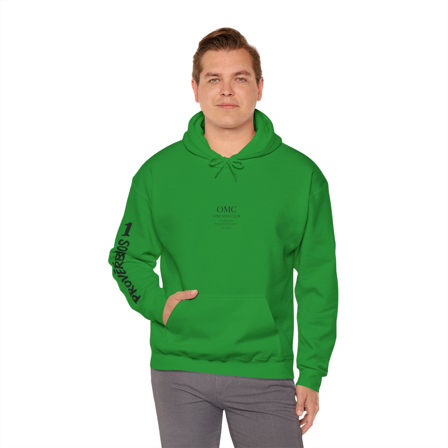 OMC | ONE MAN CLUB — PROVÉRBIO 1 - Heavy Blend Hoodie