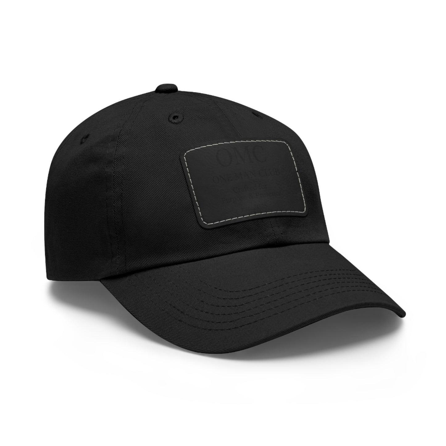 OMC | ONE MAN CLUB — Dad Hat Leather Patch Edition