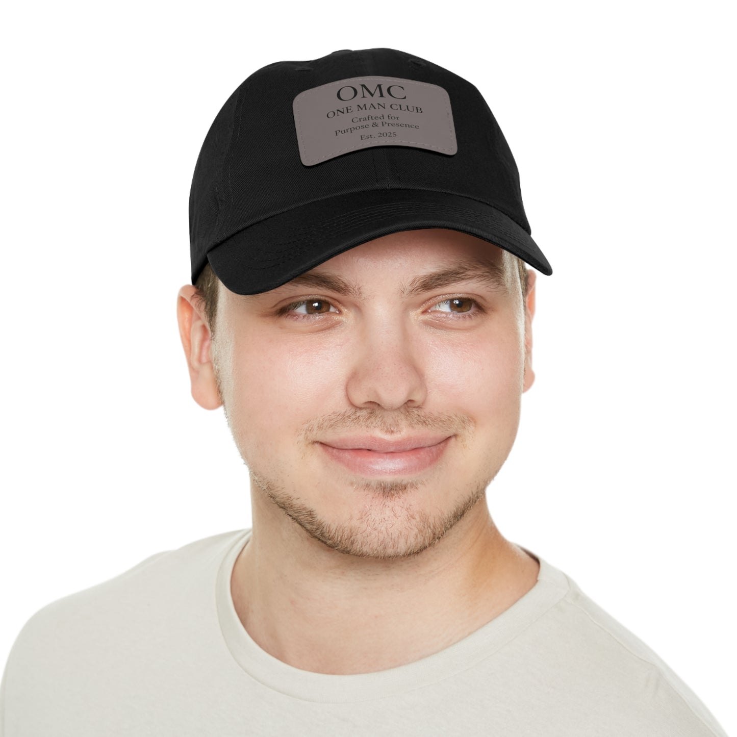 OMC | ONE MAN CLUB — Dad Hat Leather Patch Edition