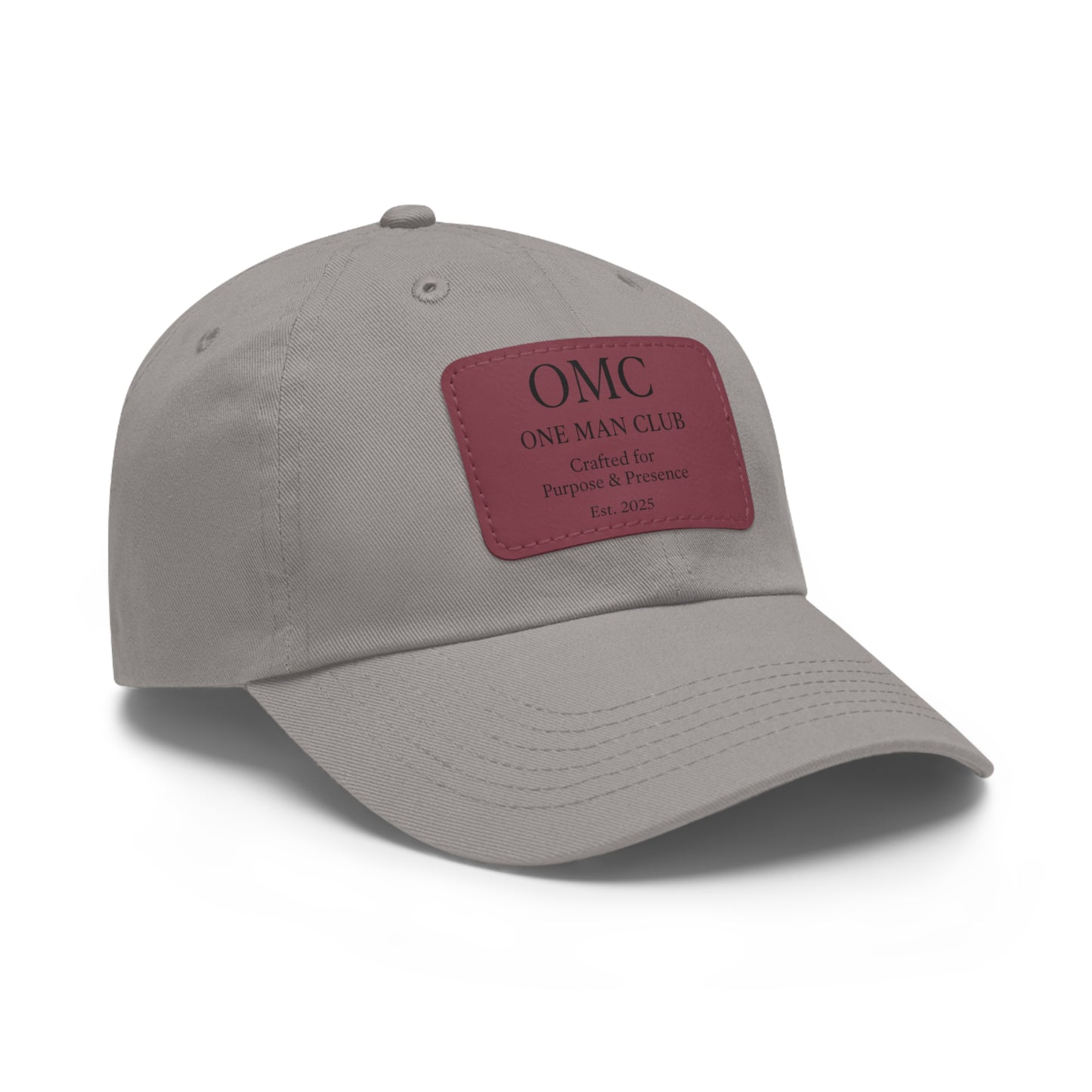 OMC | ONE MAN CLUB — Dad Hat Leather Patch Edition