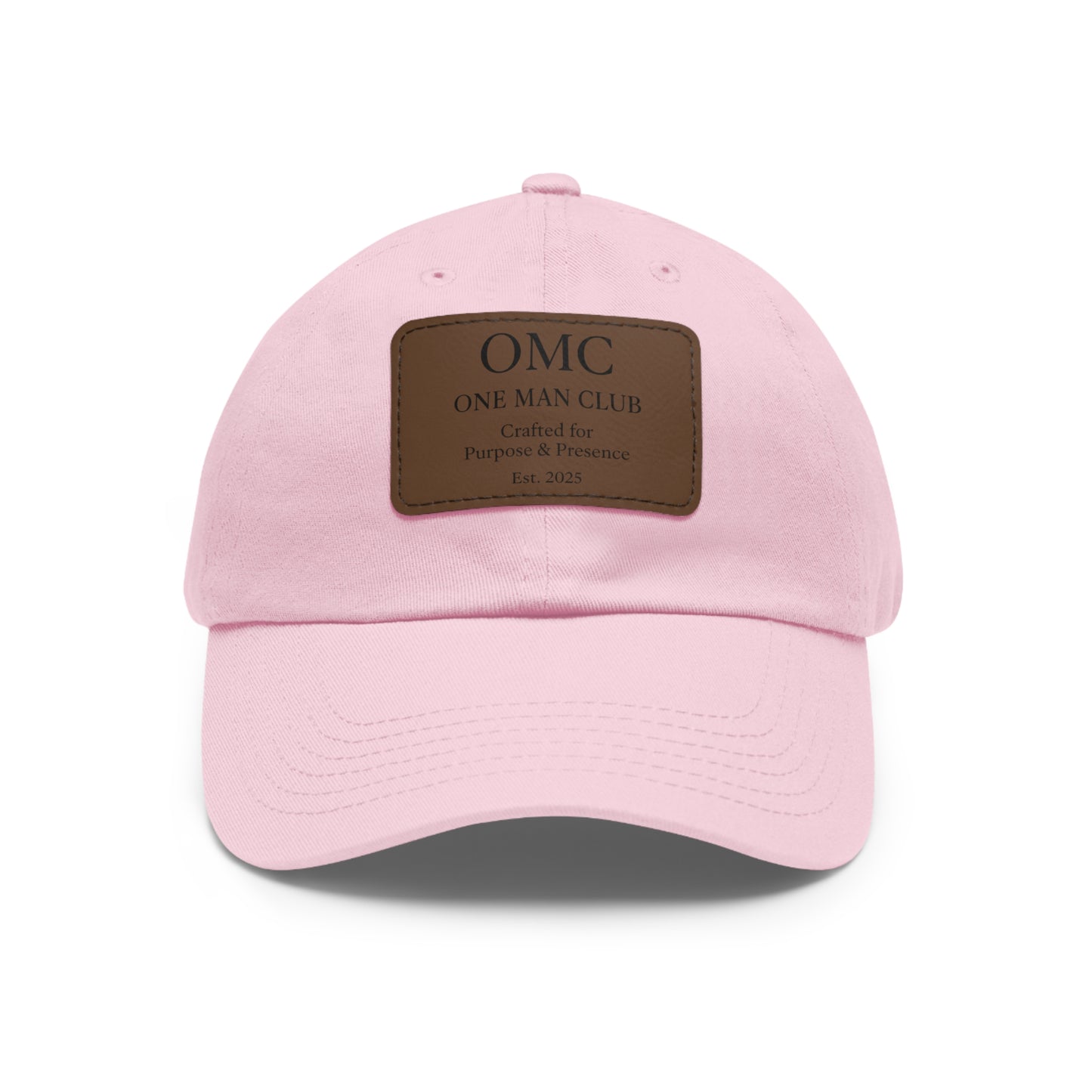 OMC | ONE MAN CLUB — Dad Hat Leather Patch Edition