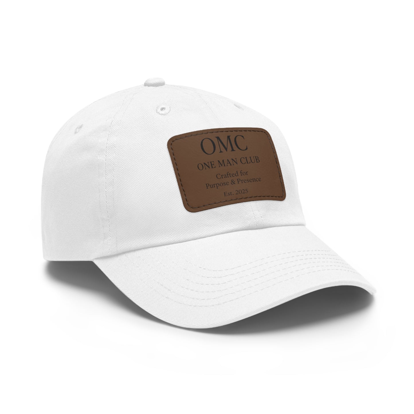 OMC | ONE MAN CLUB — Dad Hat Leather Patch Edition