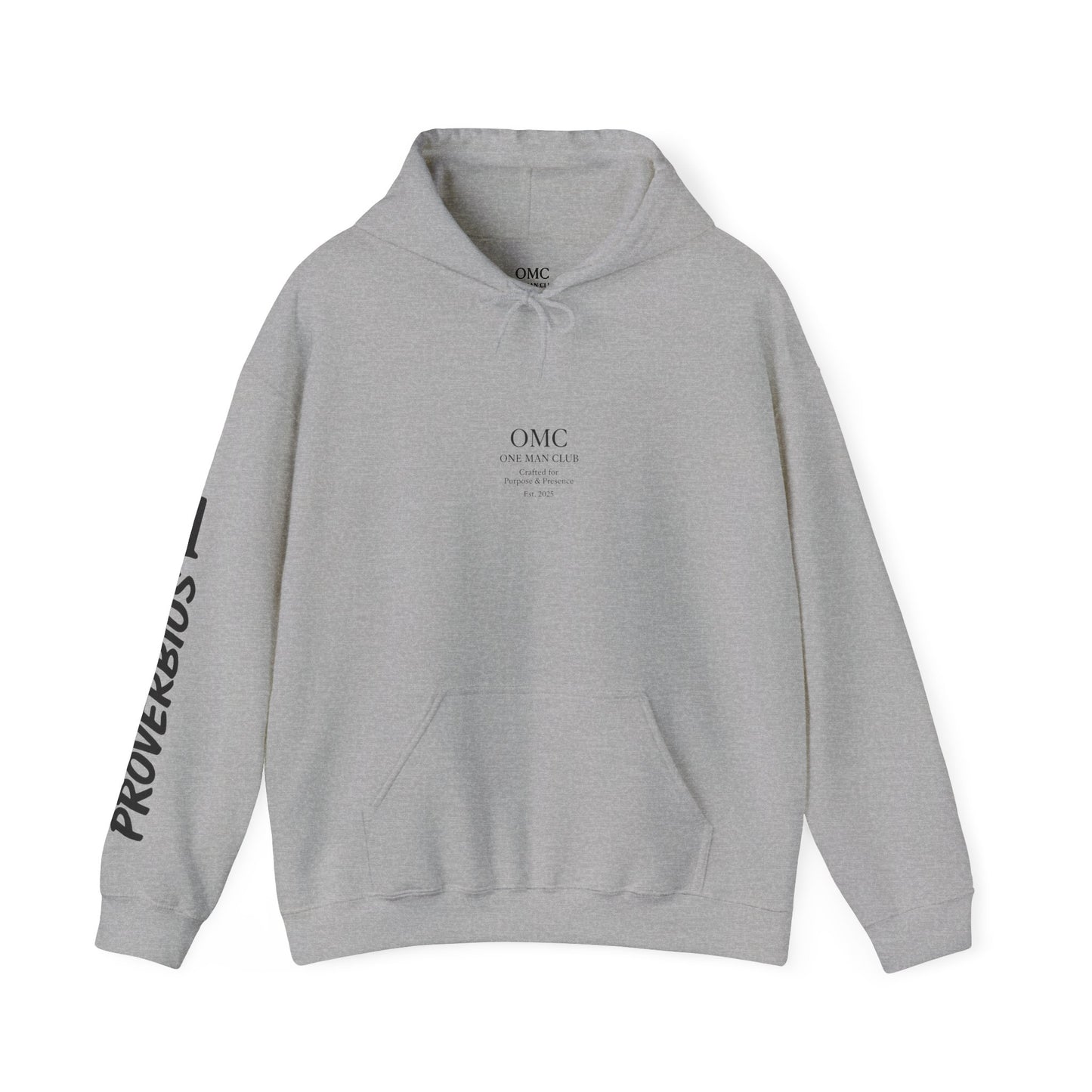 OMC | ONE MAN CLUB — PROVÉRBIO 1 - Heavy Blend Hoodie