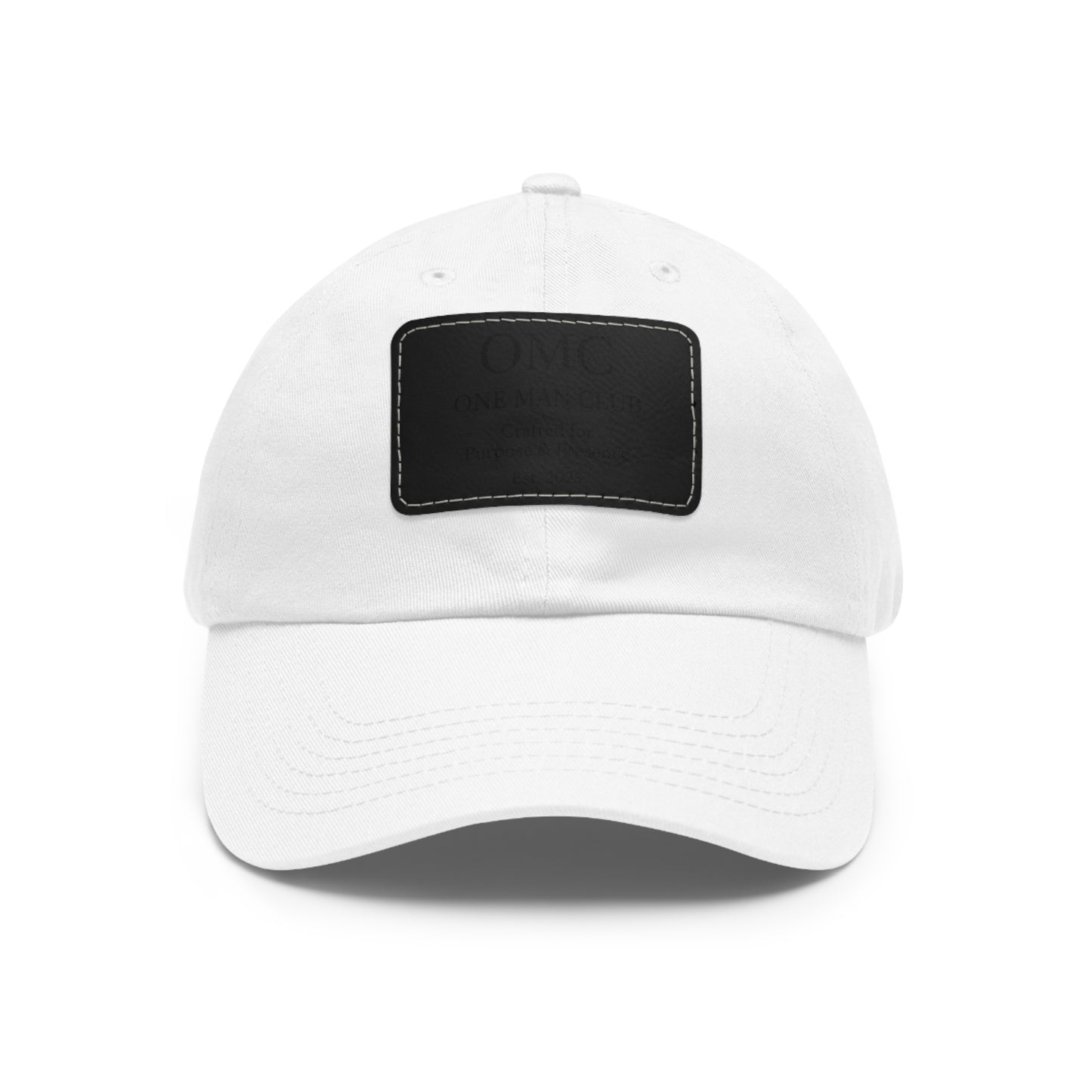 OMC | ONE MAN CLUB — Dad Hat Leather Patch Edition