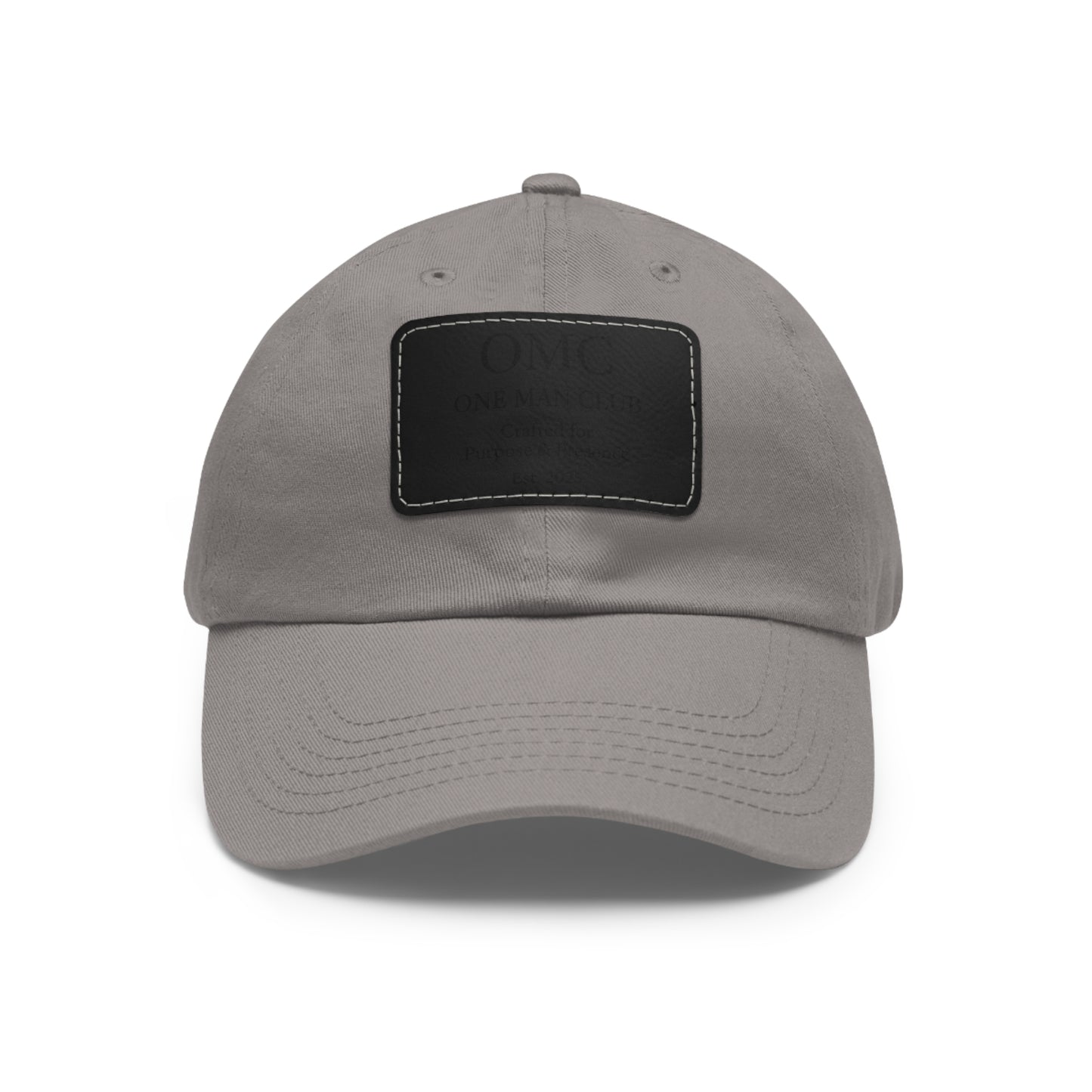 OMC | ONE MAN CLUB — Dad Hat Leather Patch Edition