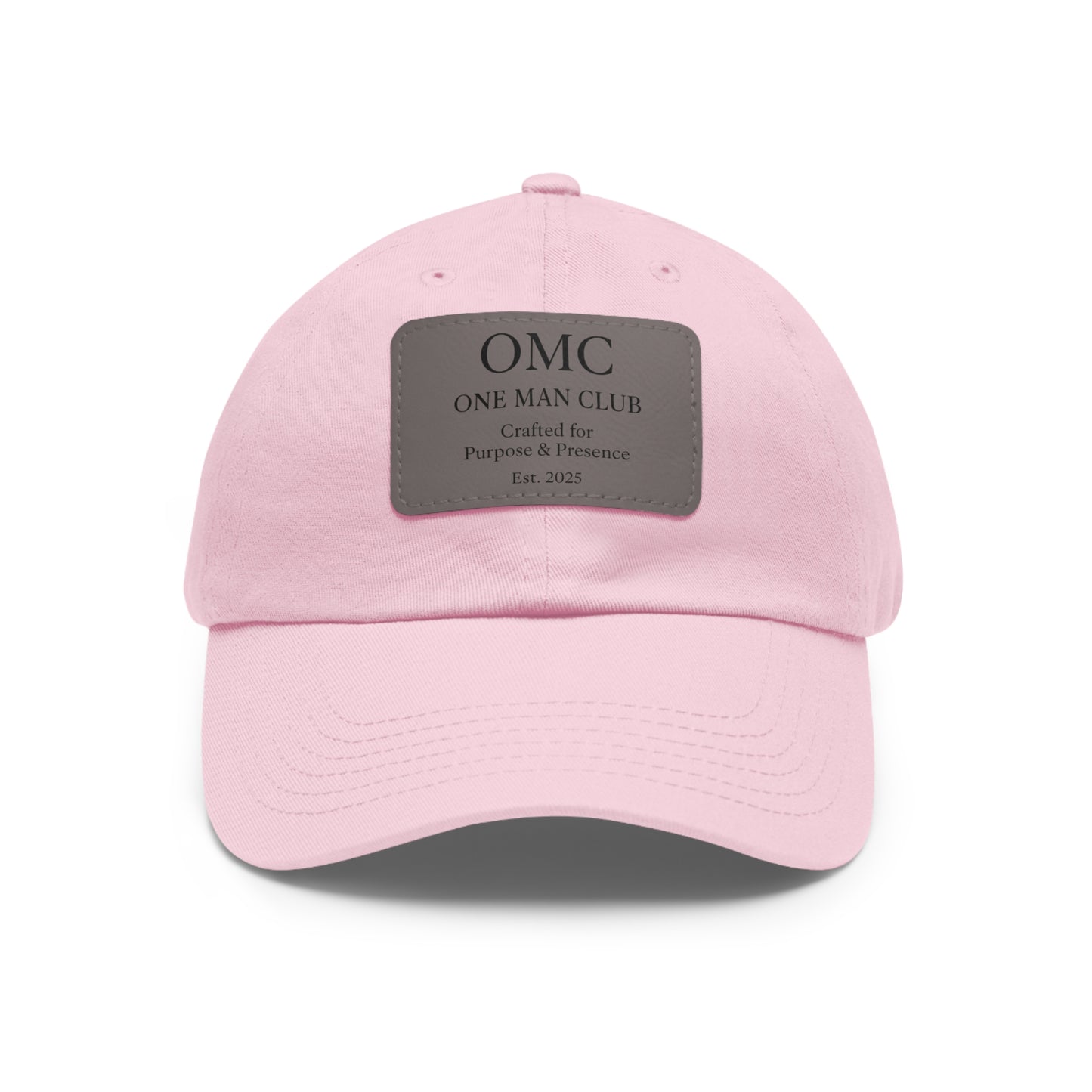 OMC | ONE MAN CLUB — Dad Hat Leather Patch Edition
