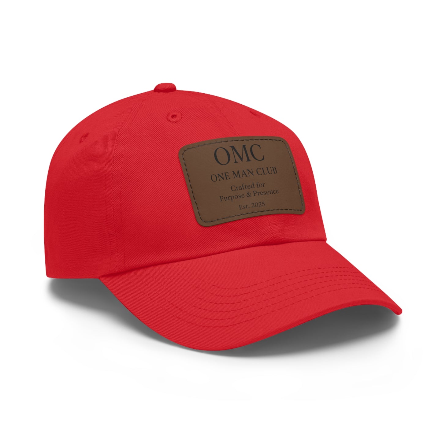 OMC | ONE MAN CLUB — Dad Hat Leather Patch Edition