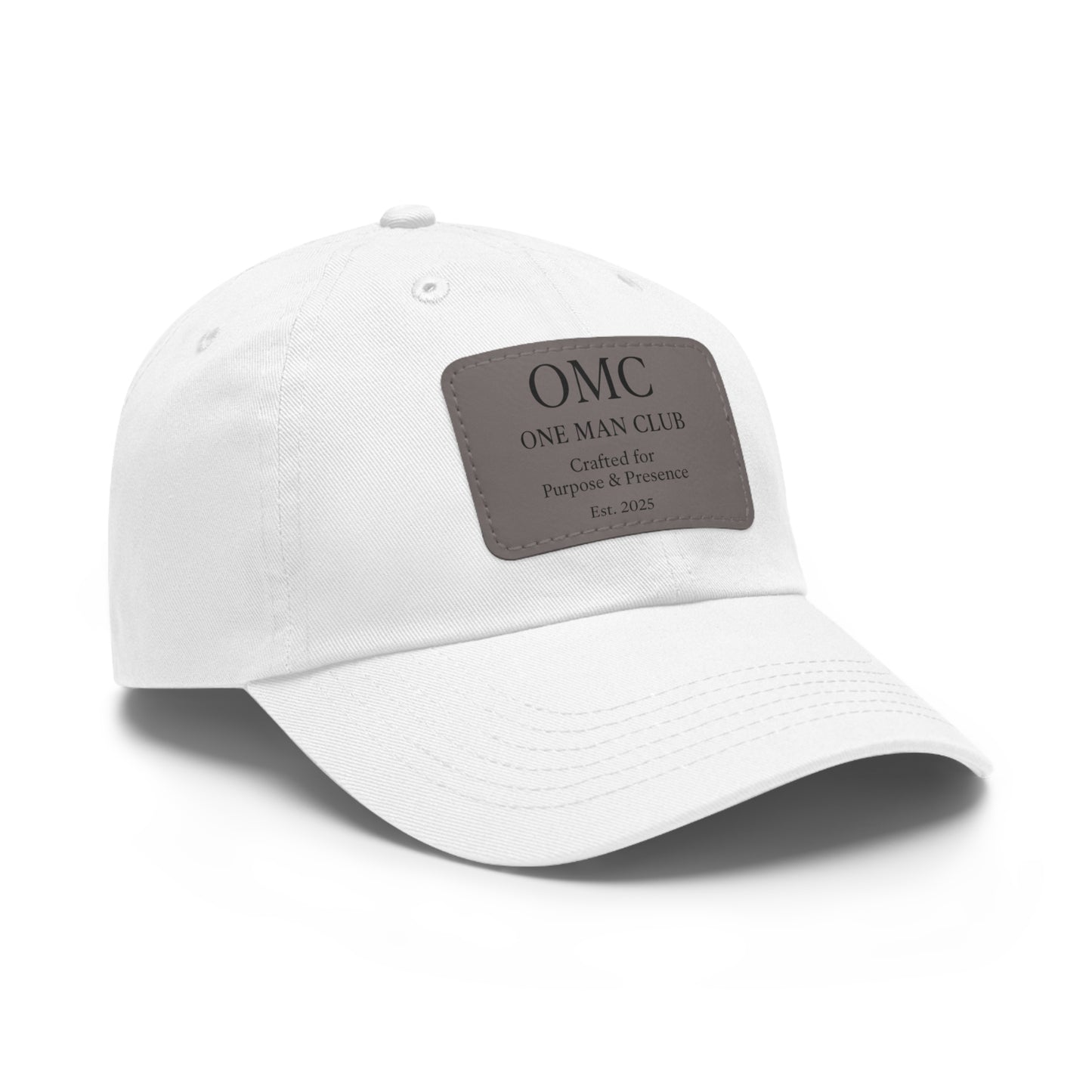 OMC | ONE MAN CLUB — Dad Hat Leather Patch Edition