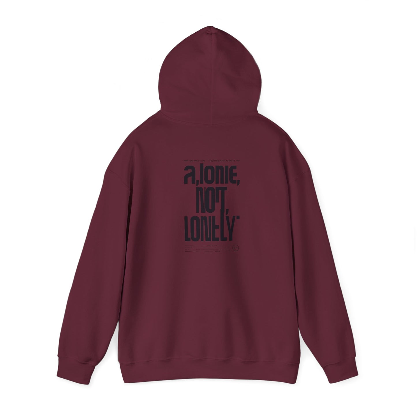 WTO | ONE MAN CLUB — “Alone, Not Lonely” Pullover Hoodie