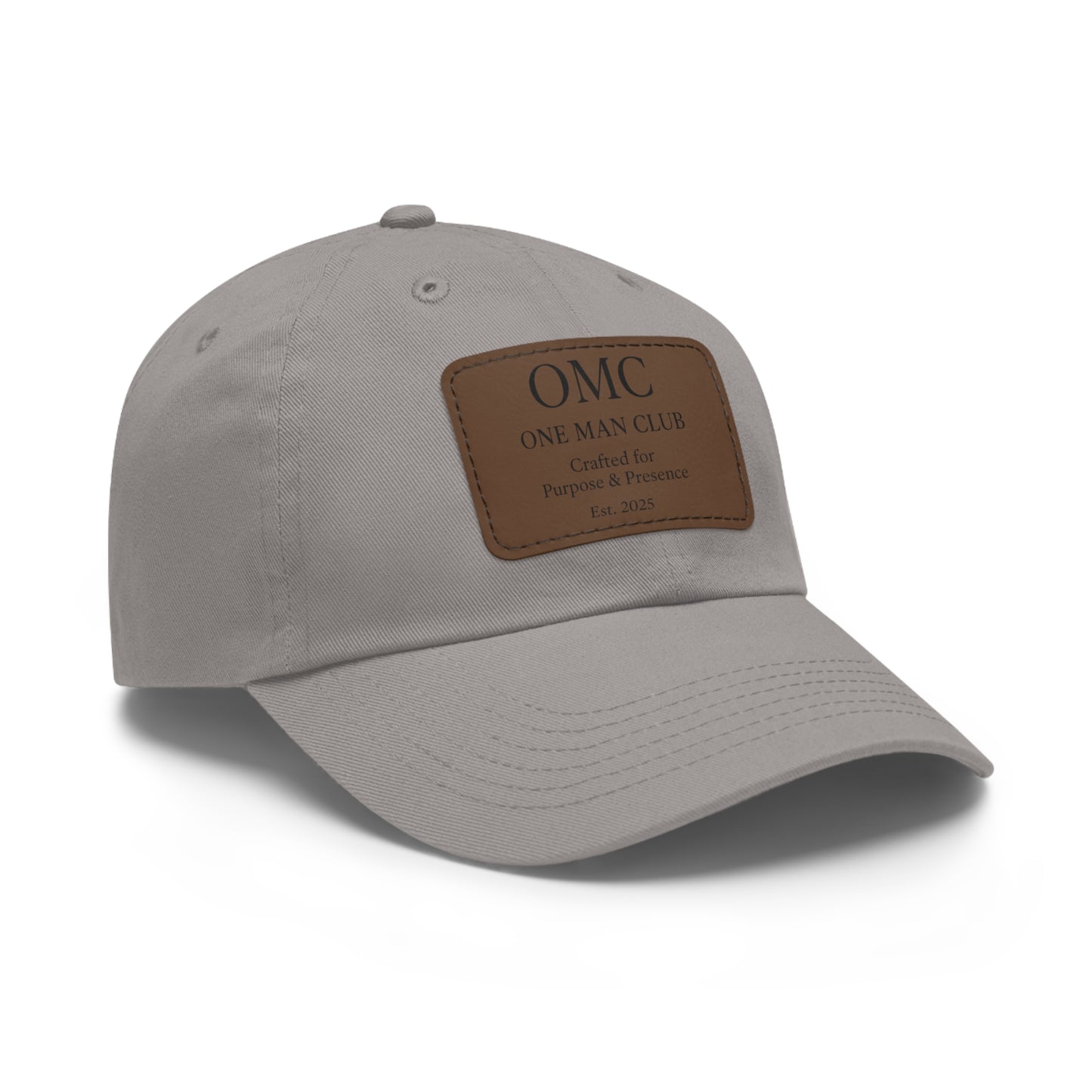OMC | ONE MAN CLUB — Dad Hat Leather Patch Edition