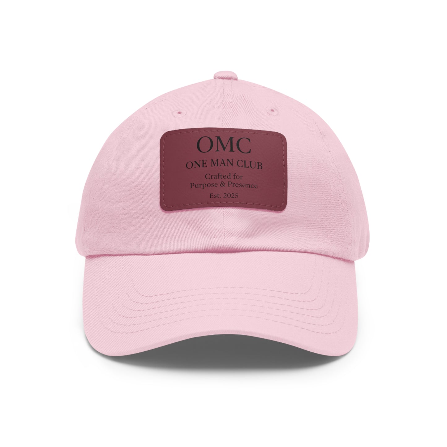 OMC | ONE MAN CLUB — Dad Hat Leather Patch Edition