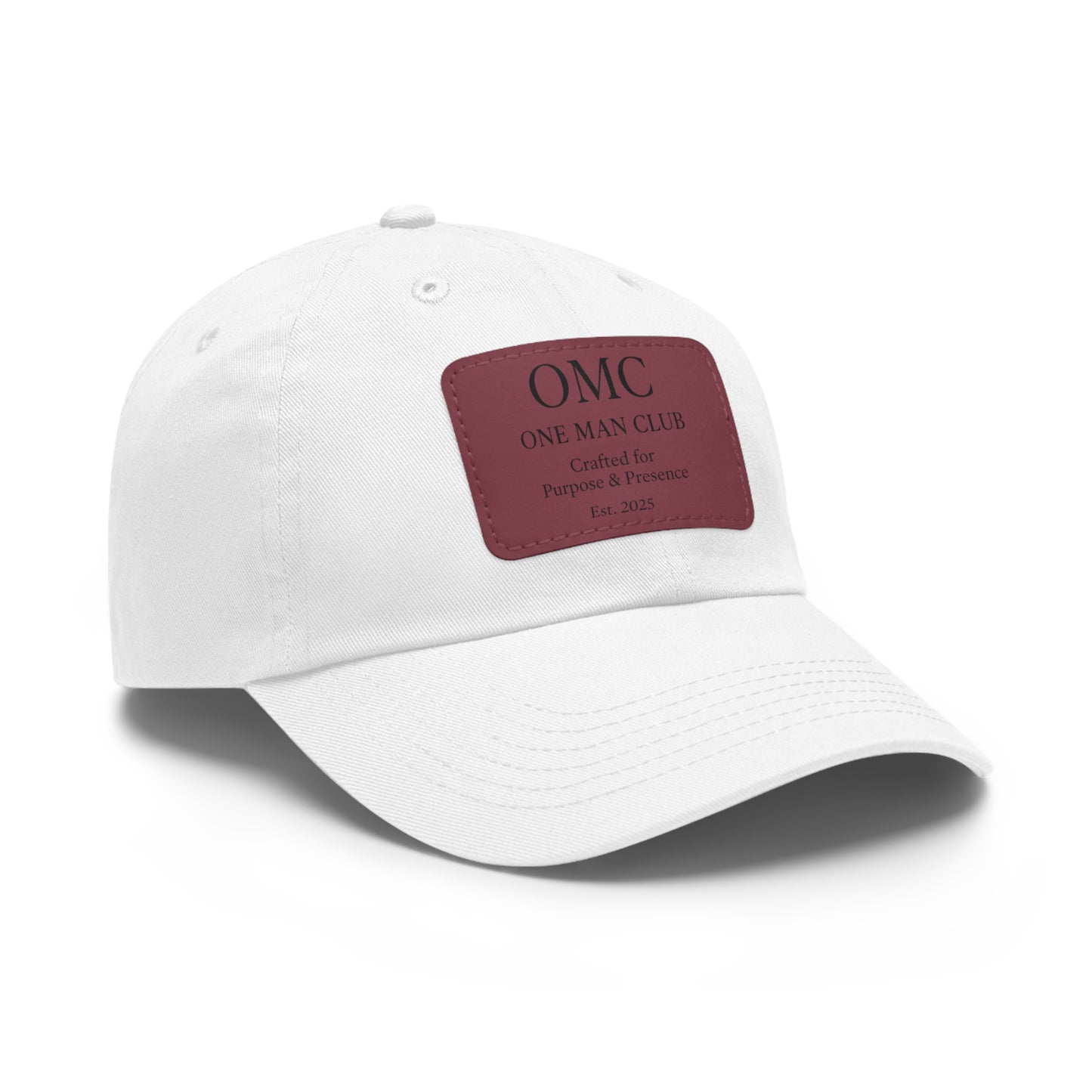 OMC | ONE MAN CLUB — Dad Hat Leather Patch Edition