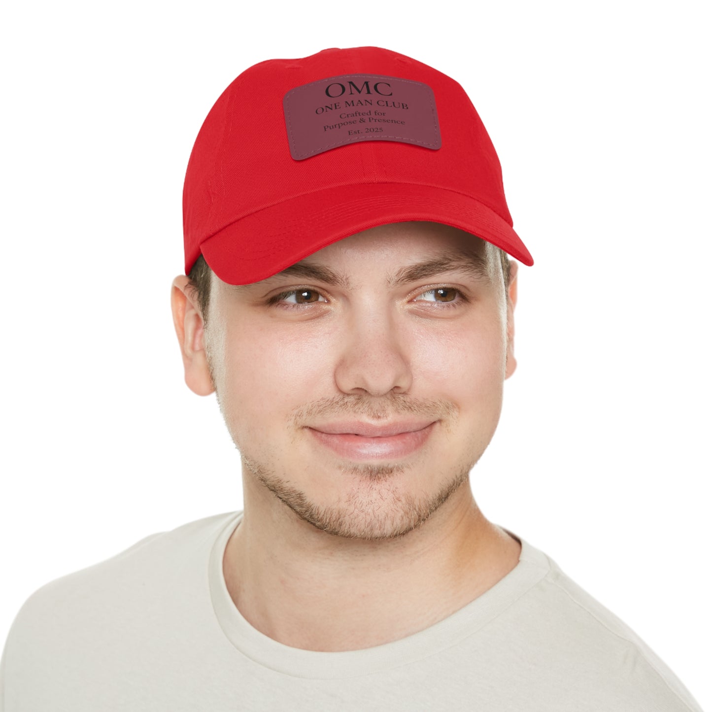 OMC | ONE MAN CLUB — Dad Hat Leather Patch Edition