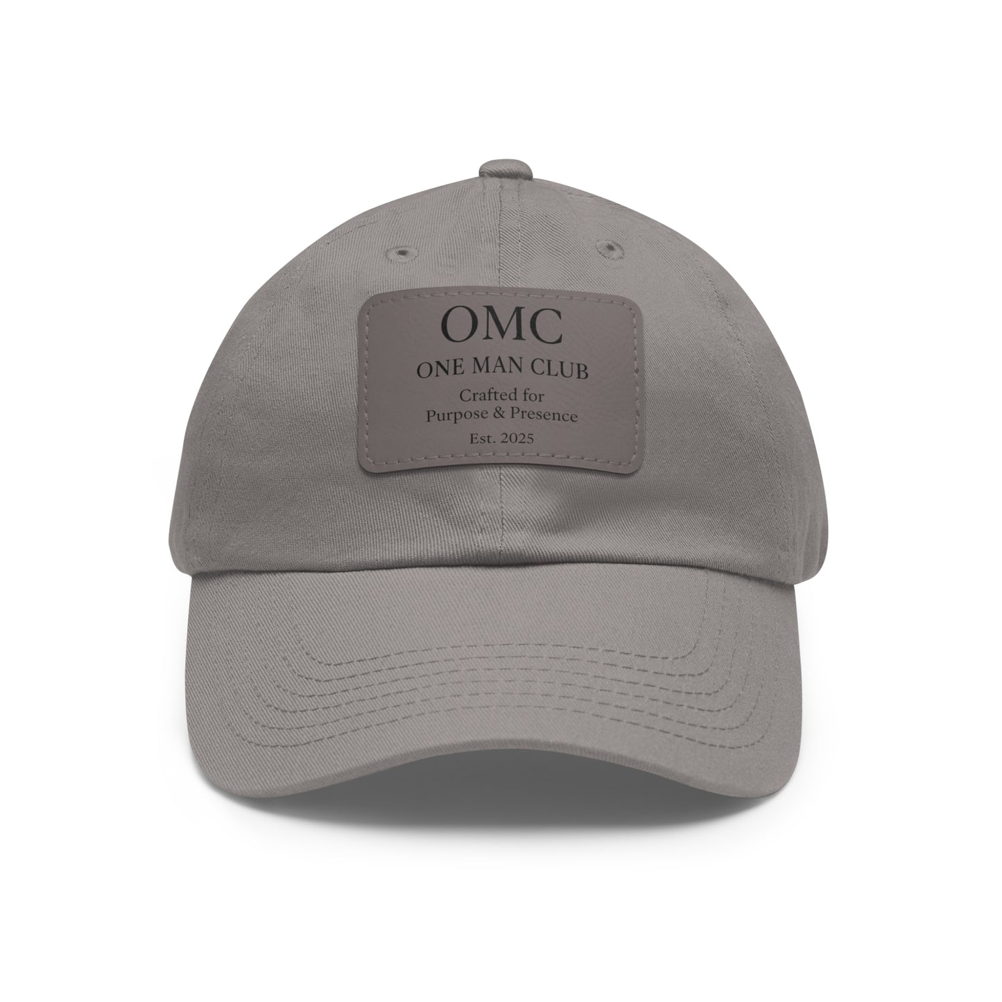 OMC | ONE MAN CLUB — Dad Hat Leather Patch Edition
