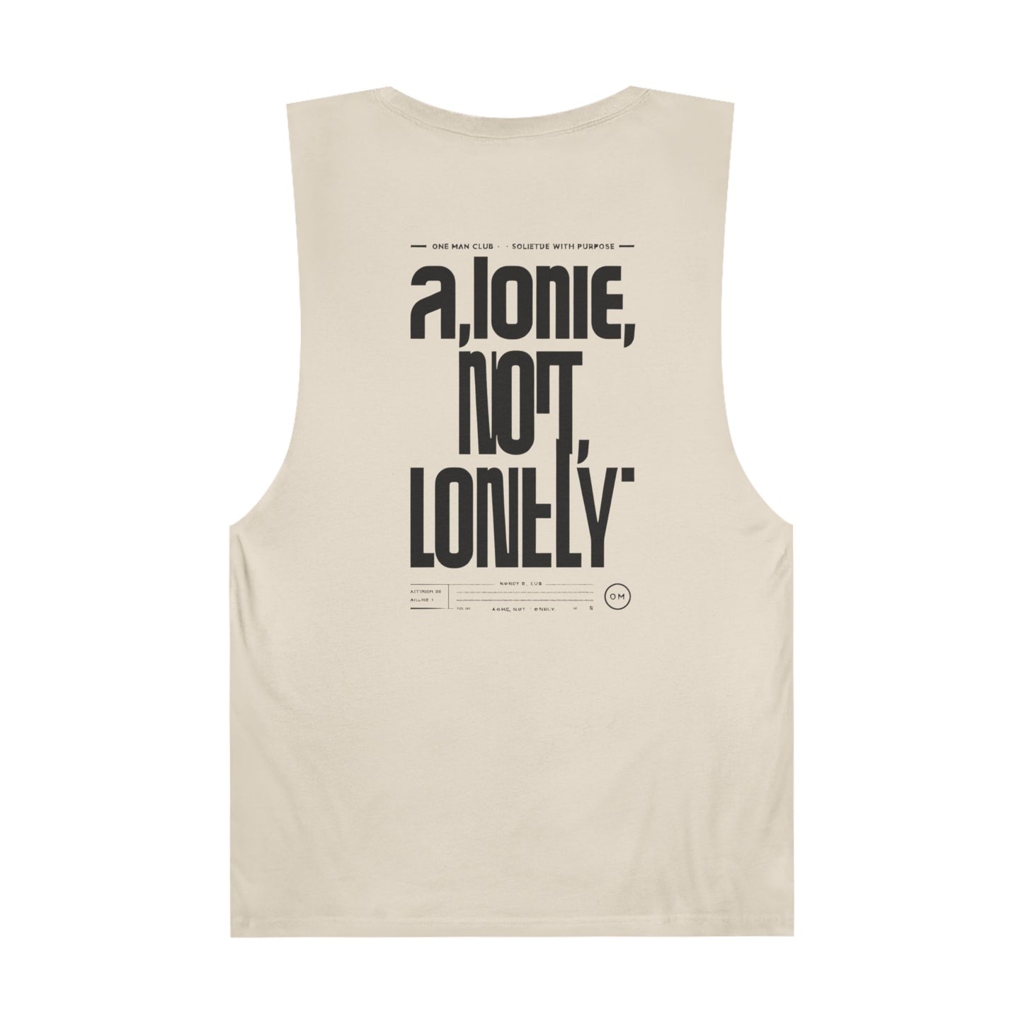 WTO | ONE MAN CLUB — Tank Top “Alone, Not Lonely”