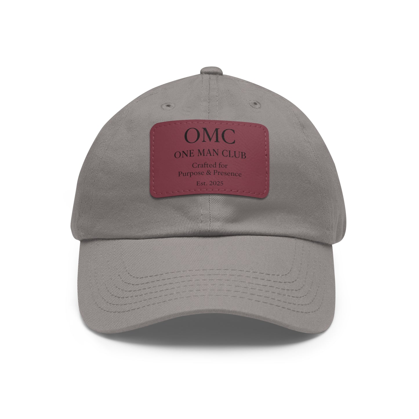 OMC | ONE MAN CLUB — Dad Hat Leather Patch Edition