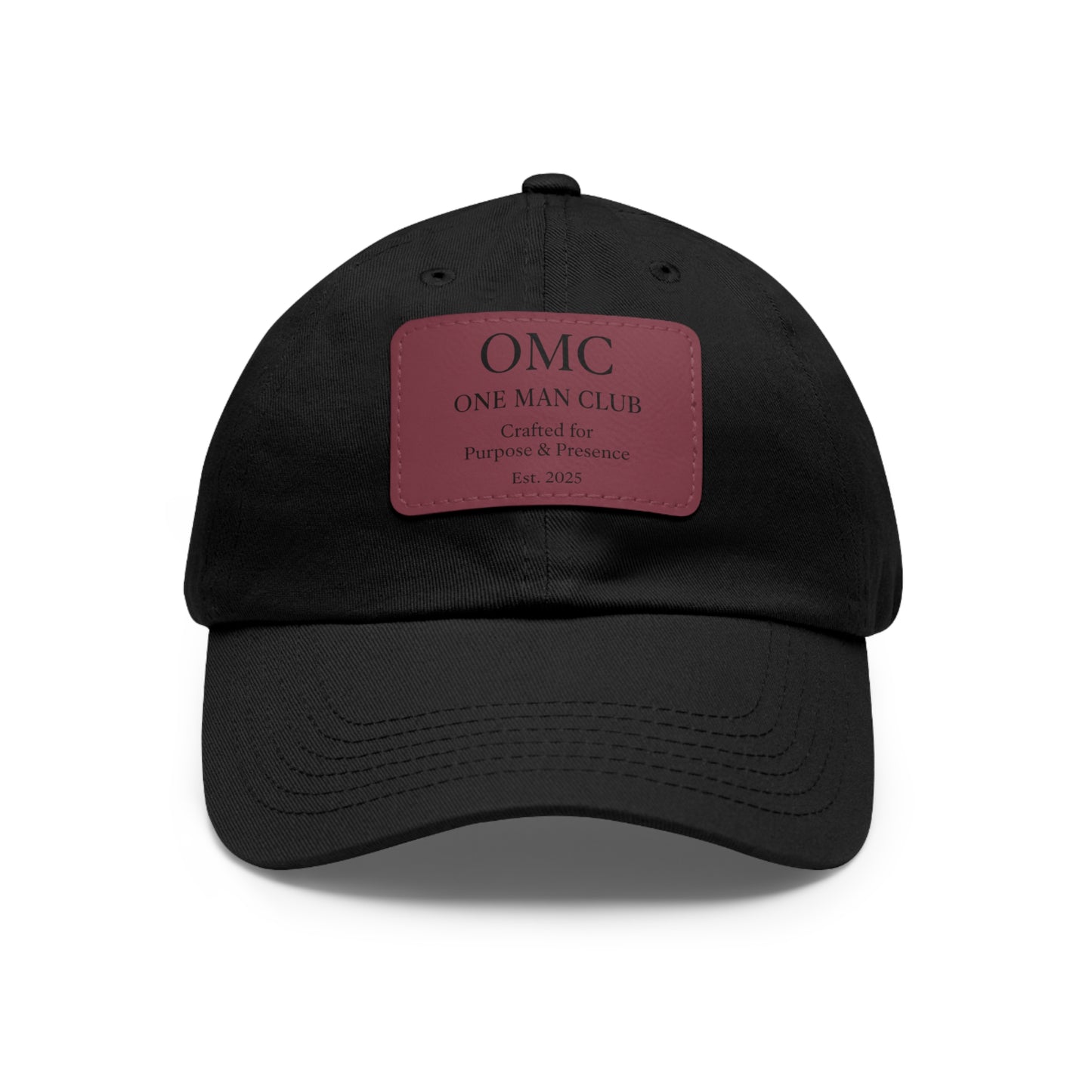 OMC | ONE MAN CLUB — Dad Hat Leather Patch Edition