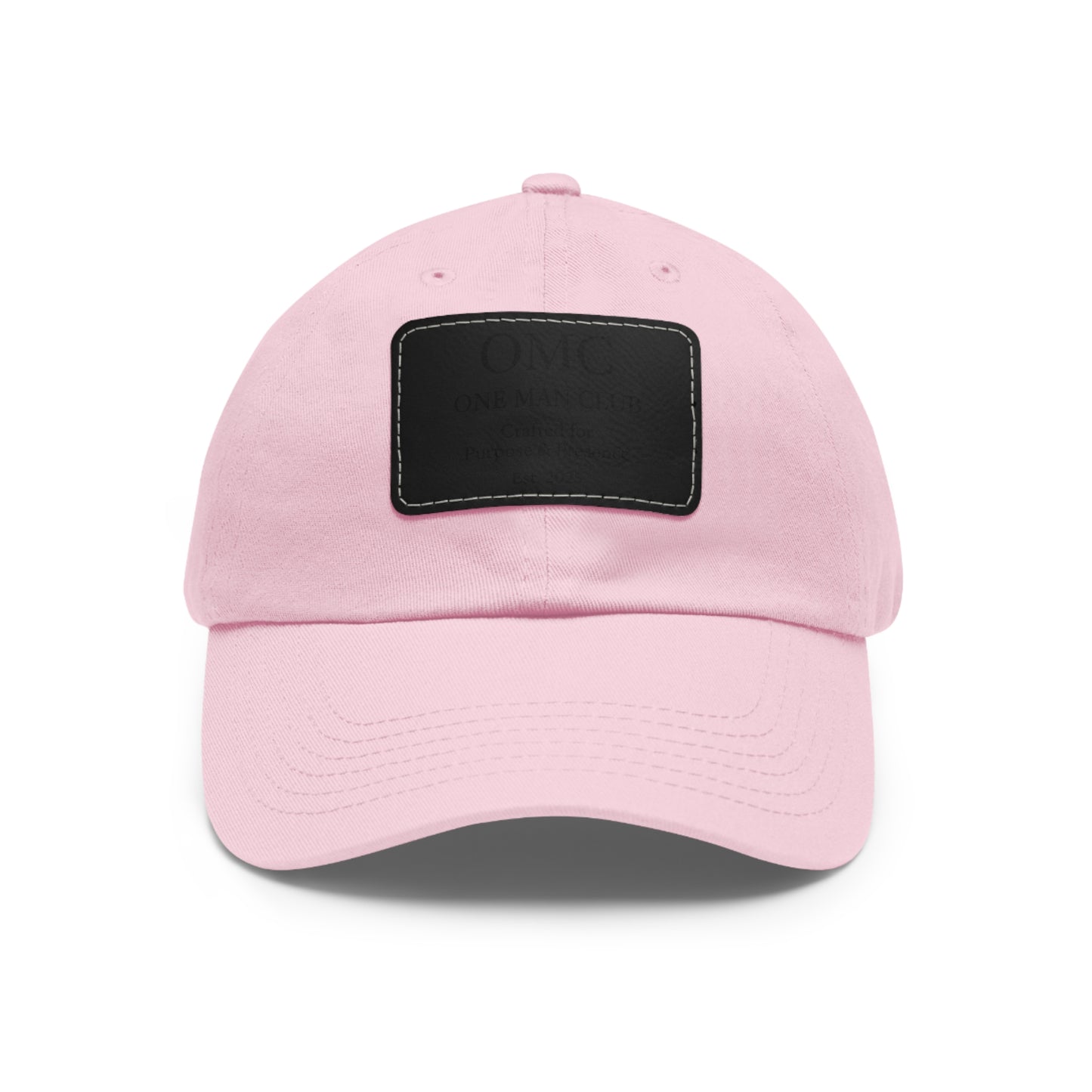 OMC | ONE MAN CLUB — Dad Hat Leather Patch Edition
