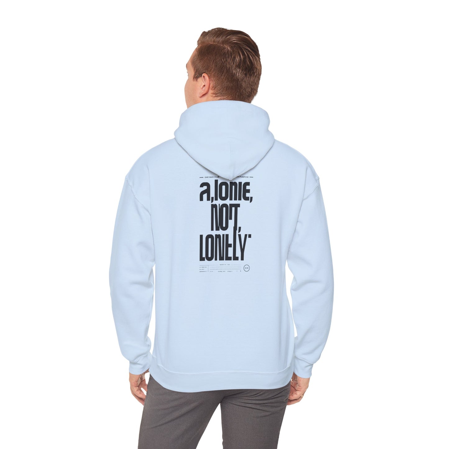 WTO | ONE MAN CLUB — “Alone, Not Lonely” Pullover Hoodie