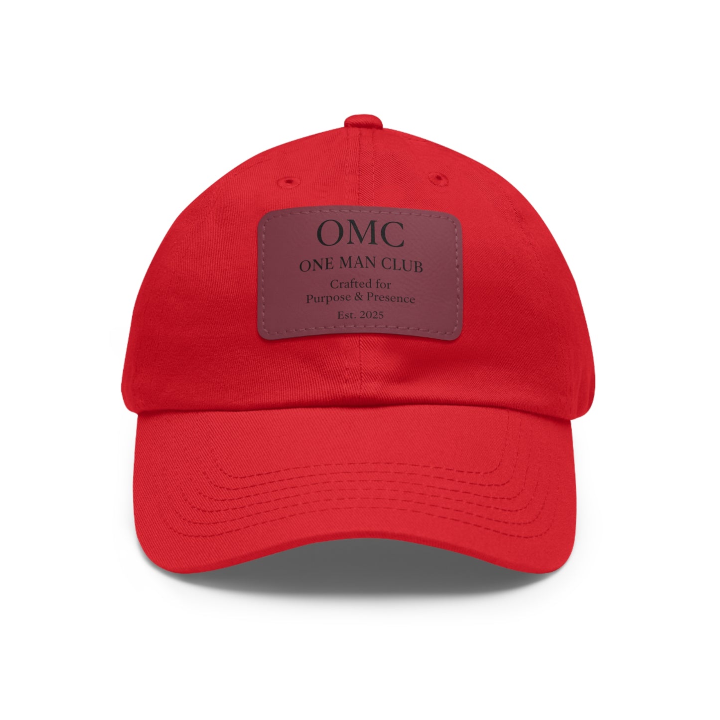 OMC | ONE MAN CLUB — Dad Hat Leather Patch Edition