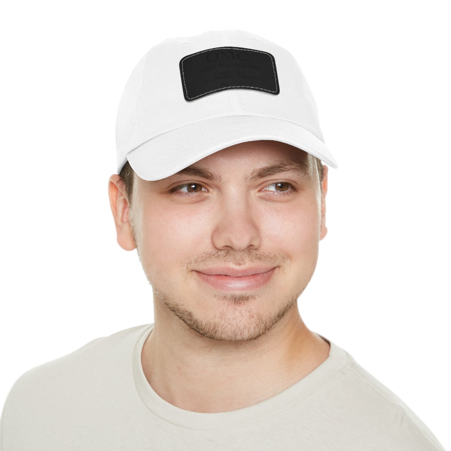 OMC | ONE MAN CLUB — Dad Hat Leather Patch Edition