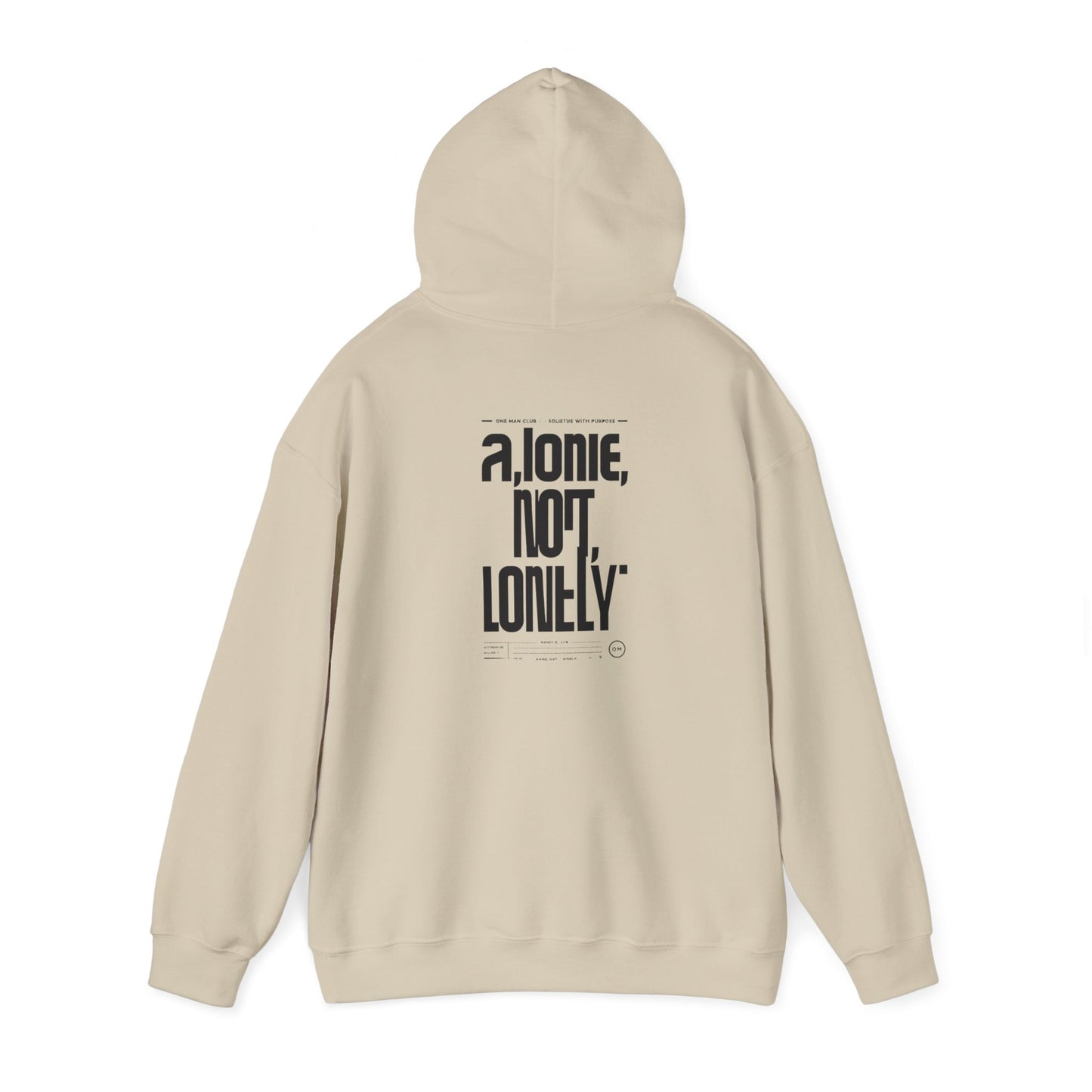 WTO | ONE MAN CLUB — “Alone, Not Lonely” Pullover Hoodie