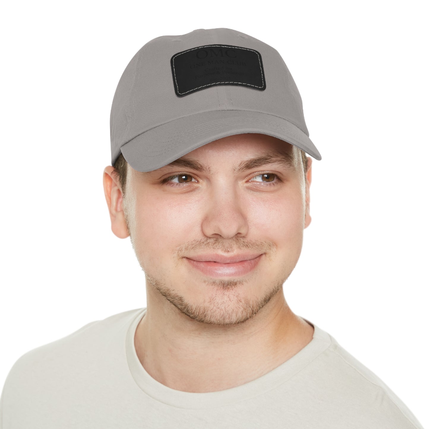 OMC | ONE MAN CLUB — Dad Hat Leather Patch Edition