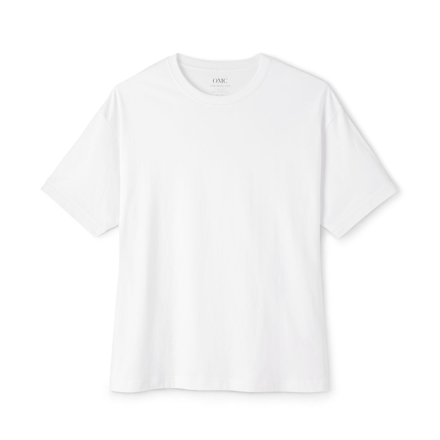 WTO | ONE MAN CLUB — Oversized Boxy Tee “Alone, Not Lonely”