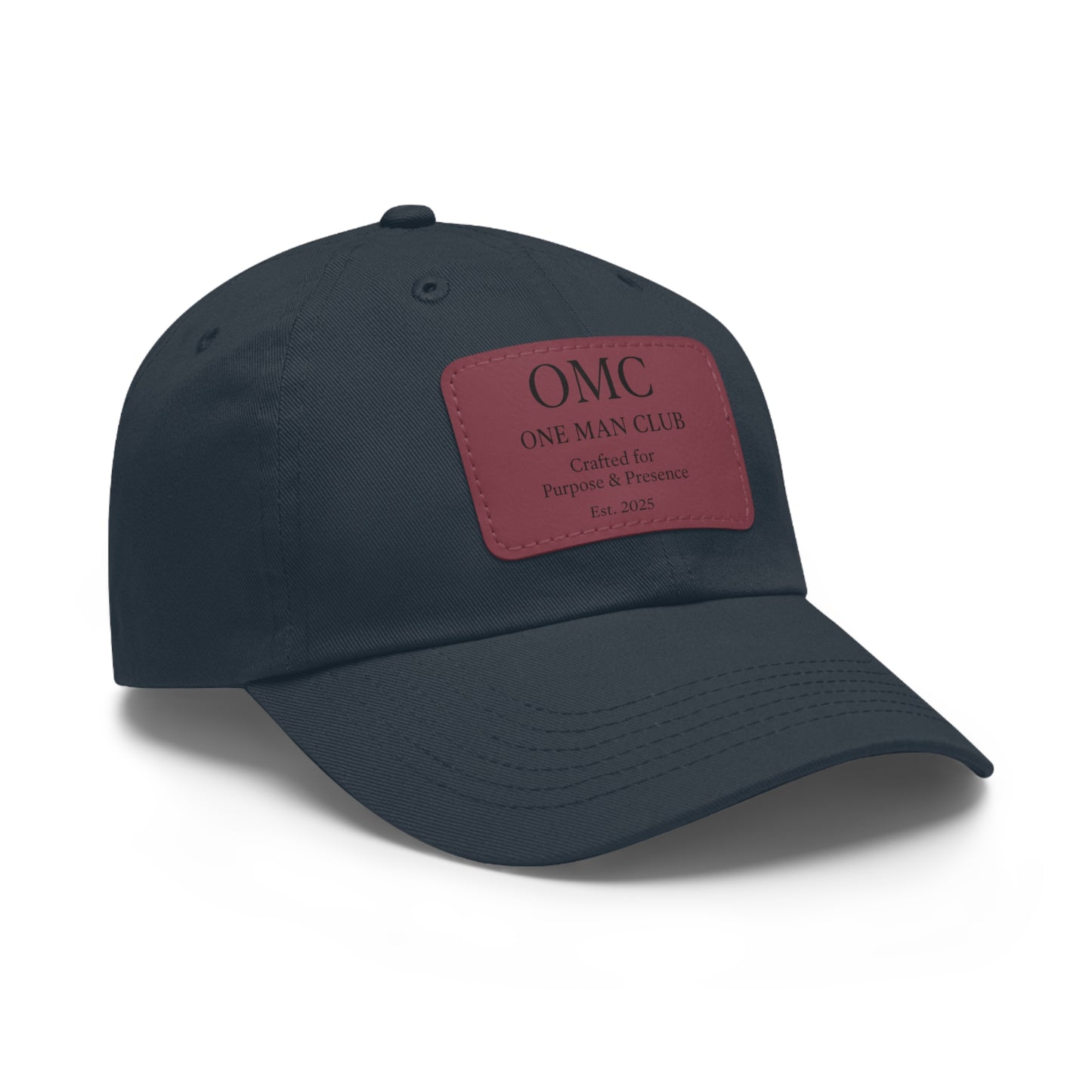 OMC | ONE MAN CLUB — Dad Hat Leather Patch Edition