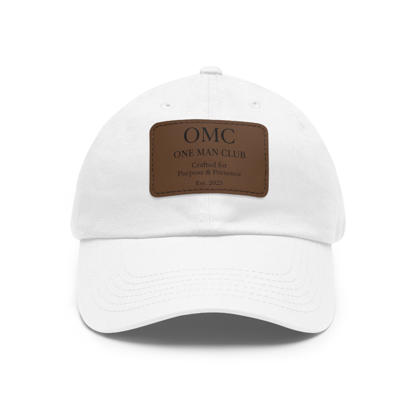 OMC | ONE MAN CLUB — Dad Hat Leather Patch Edition