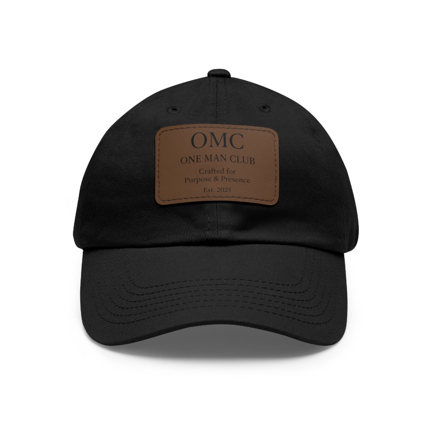 OMC | ONE MAN CLUB — Dad Hat Leather Patch Edition