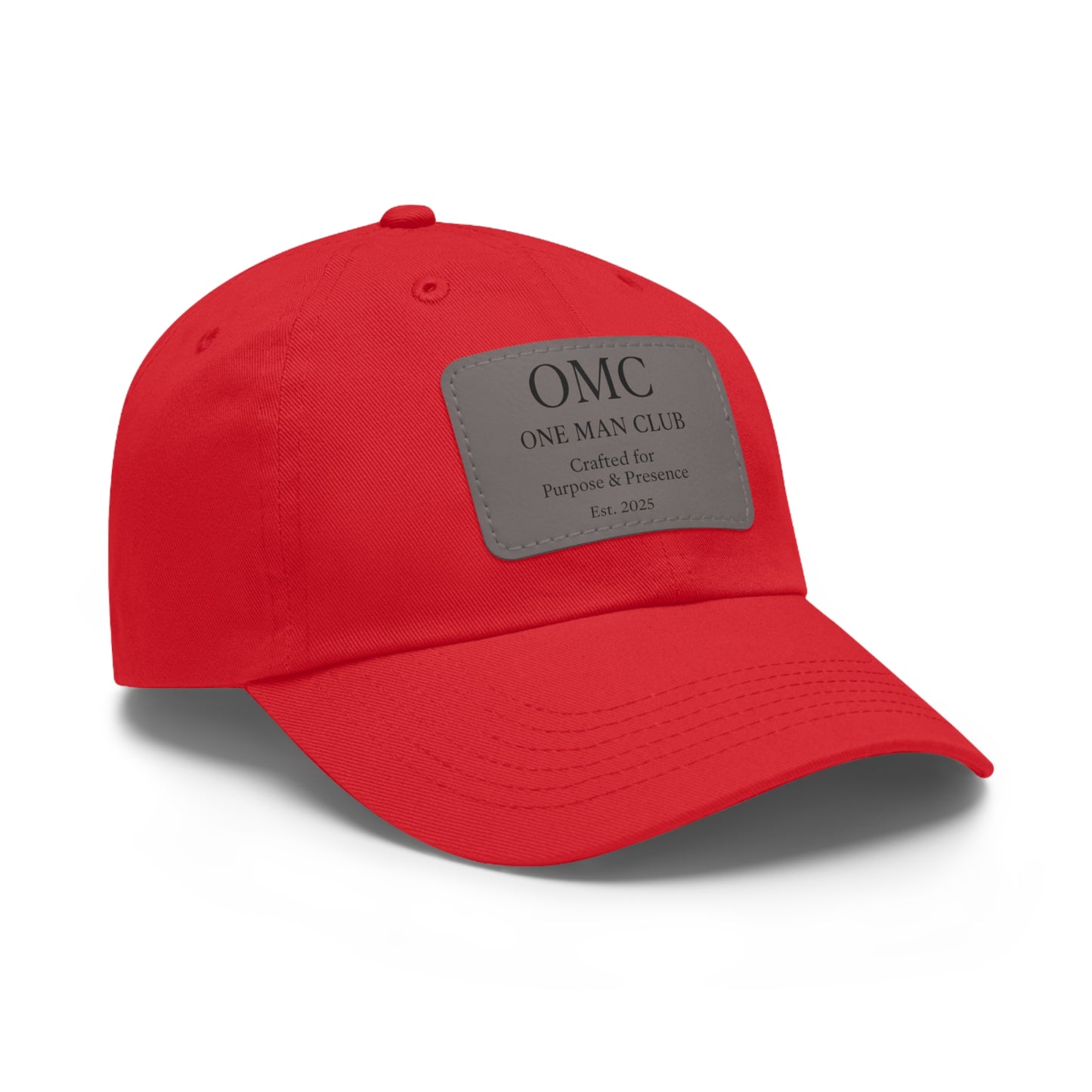OMC | ONE MAN CLUB — Dad Hat Leather Patch Edition