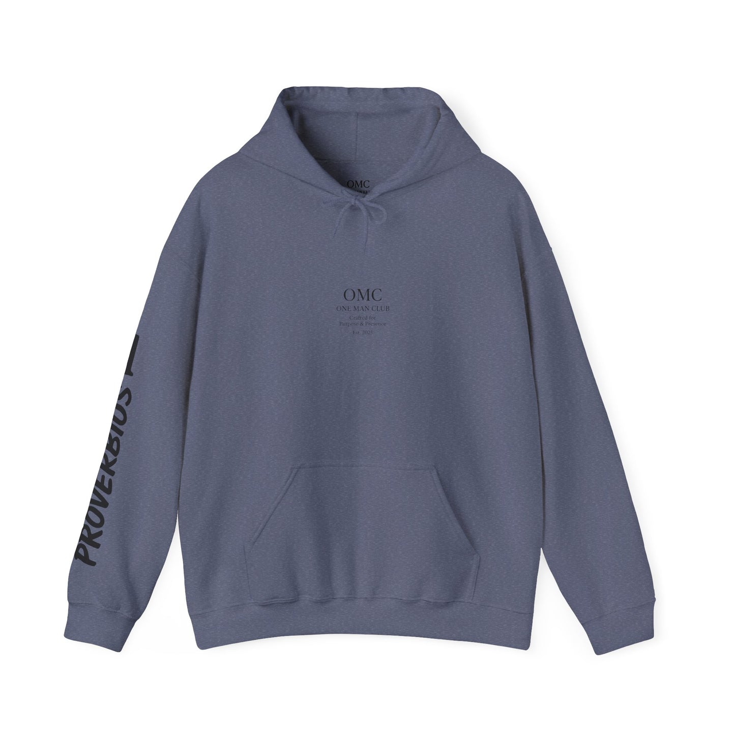OMC | ONE MAN CLUB — PROVÉRBIO 1 - Heavy Blend Hoodie