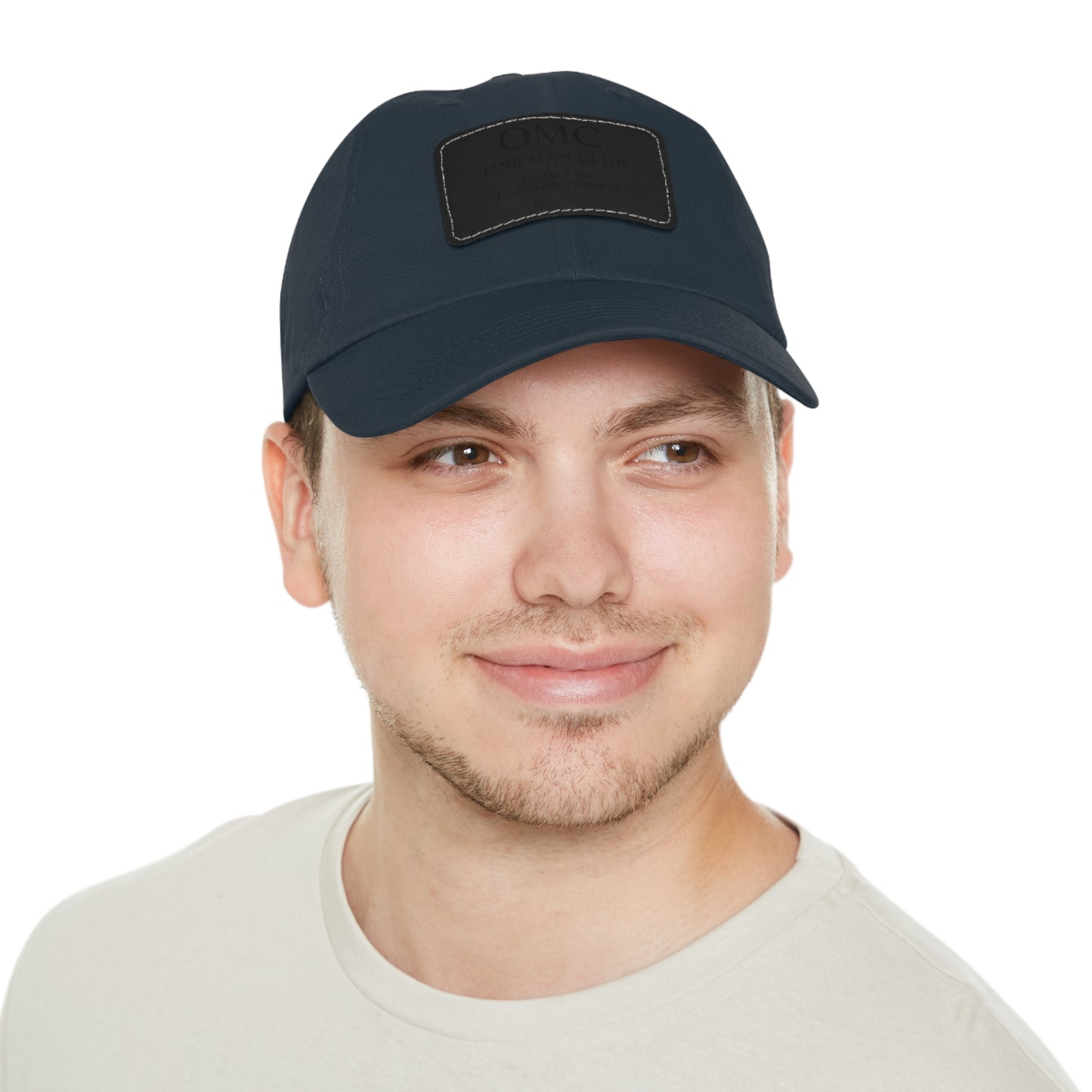 OMC | ONE MAN CLUB — Dad Hat Leather Patch Edition