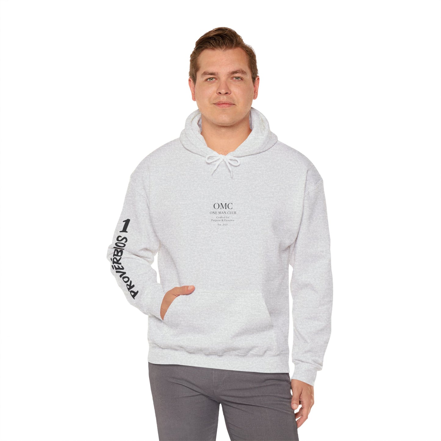 OMC | ONE MAN CLUB — PROVÉRBIO 1 - Heavy Blend Hoodie