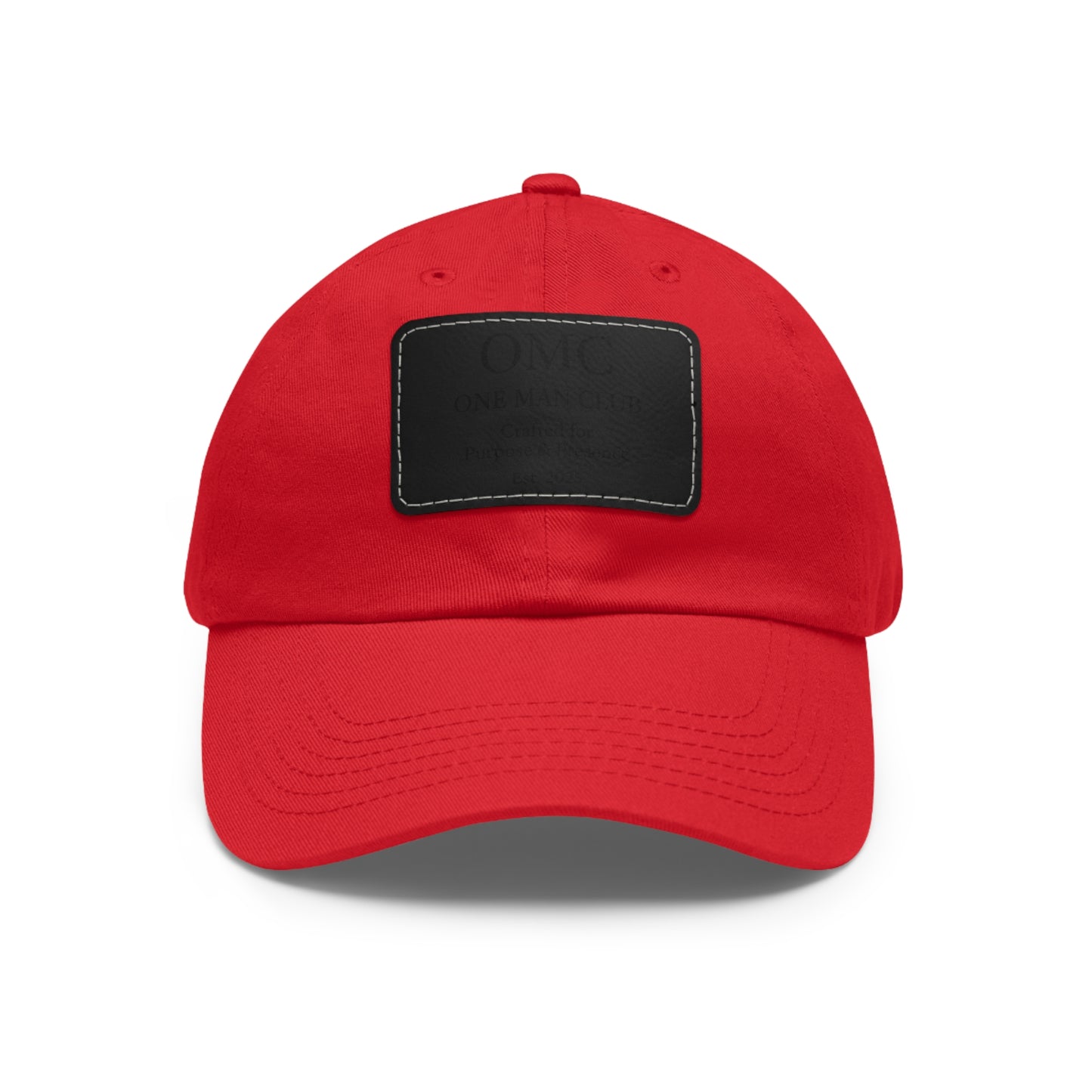 OMC | ONE MAN CLUB — Dad Hat Leather Patch Edition