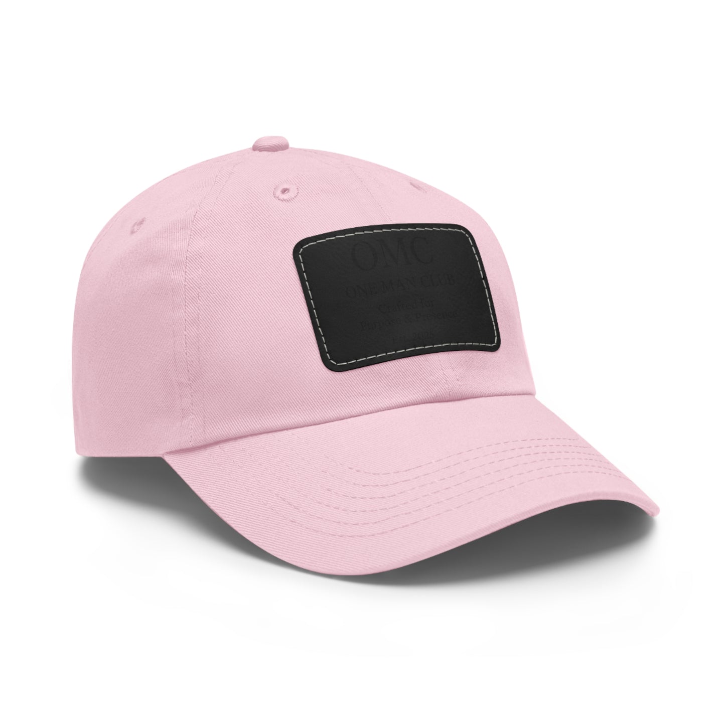 OMC | ONE MAN CLUB — Dad Hat Leather Patch Edition