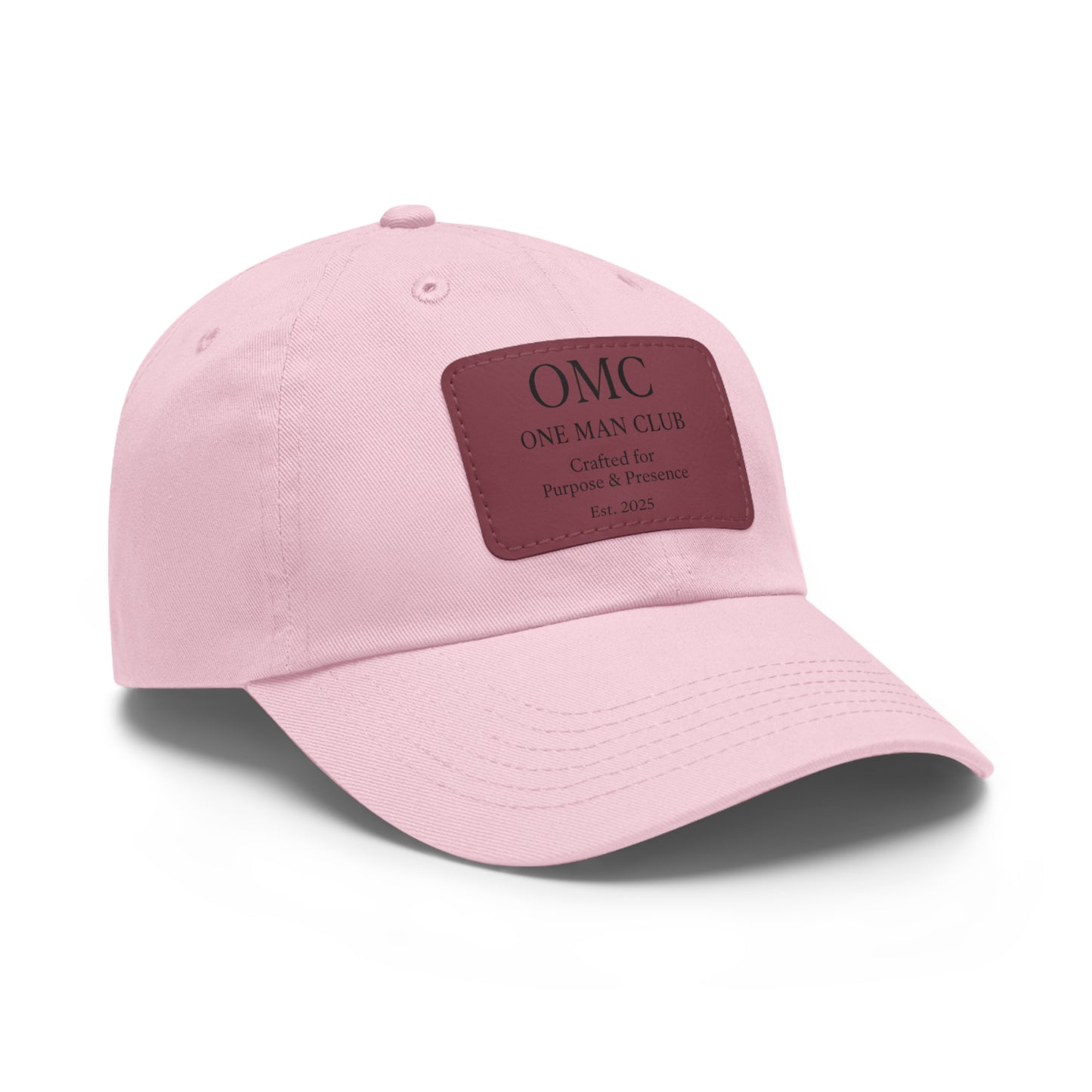 OMC | ONE MAN CLUB — Dad Hat Leather Patch Edition