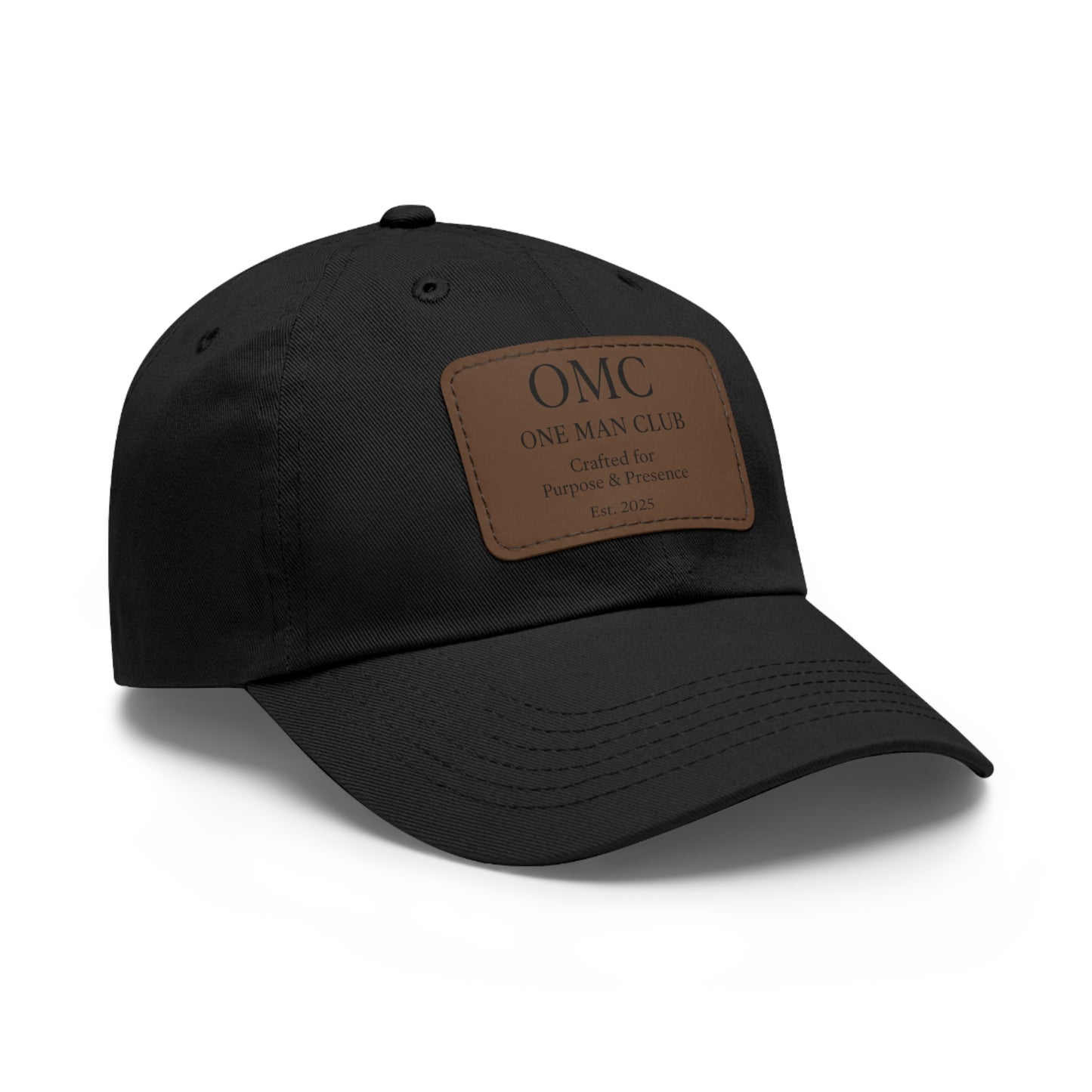 OMC | ONE MAN CLUB — Dad Hat Leather Patch Edition