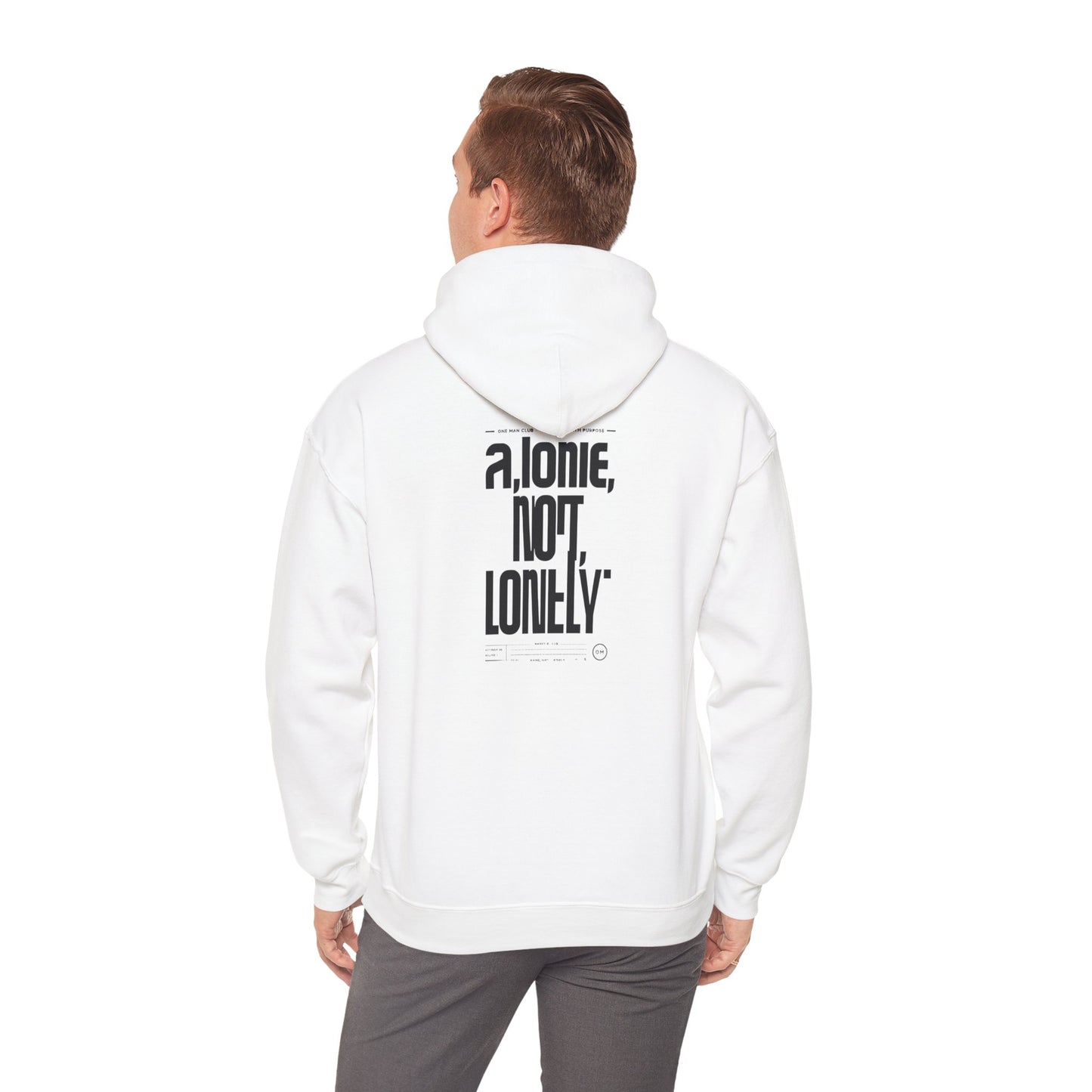 WTO | ONE MAN CLUB — “Alone, Not Lonely” Pullover Hoodie