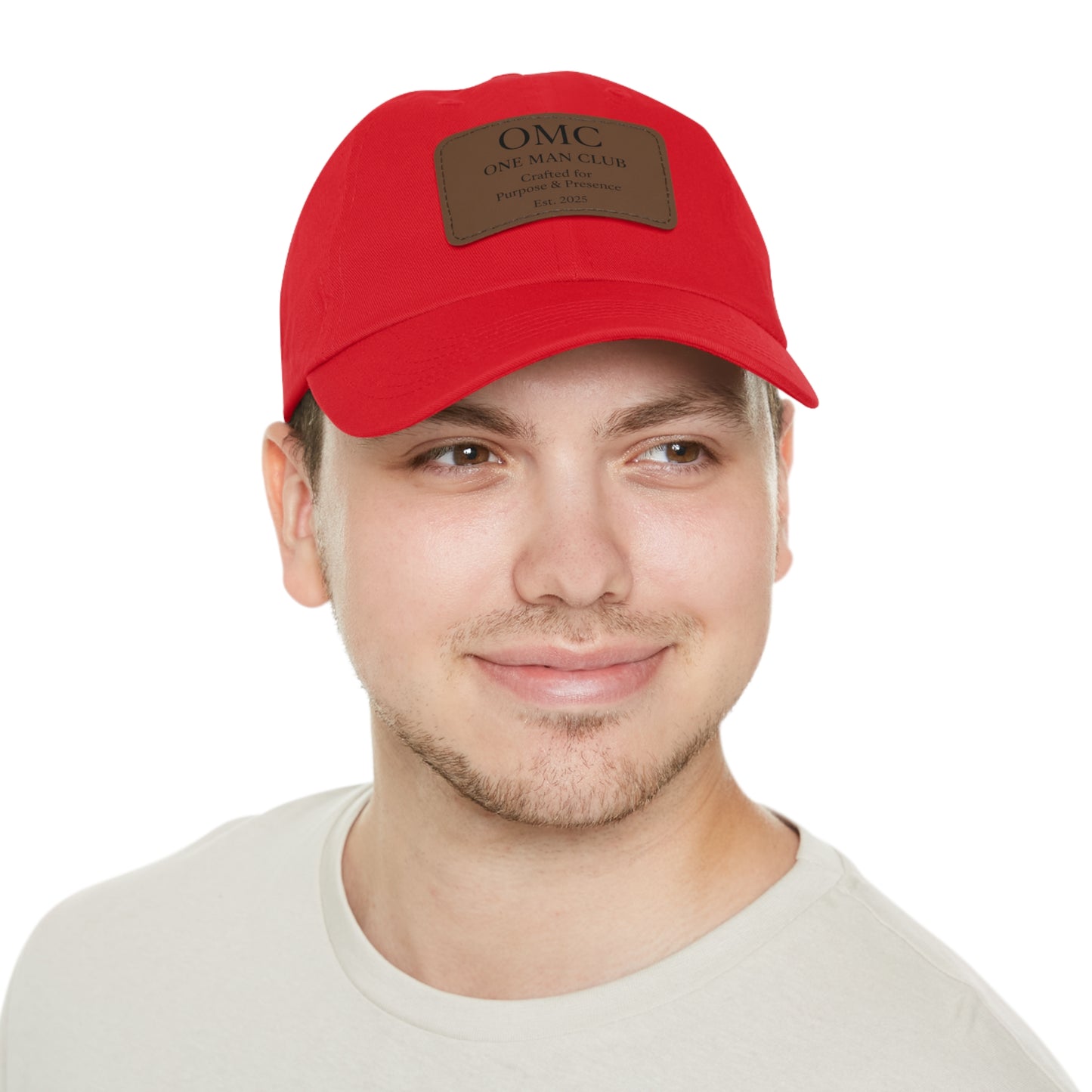 OMC | ONE MAN CLUB — Dad Hat Leather Patch Edition