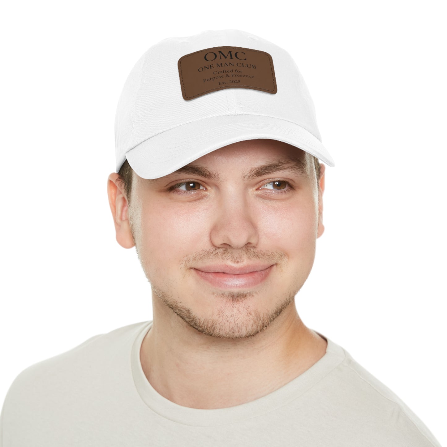 OMC | ONE MAN CLUB — Dad Hat Leather Patch Edition