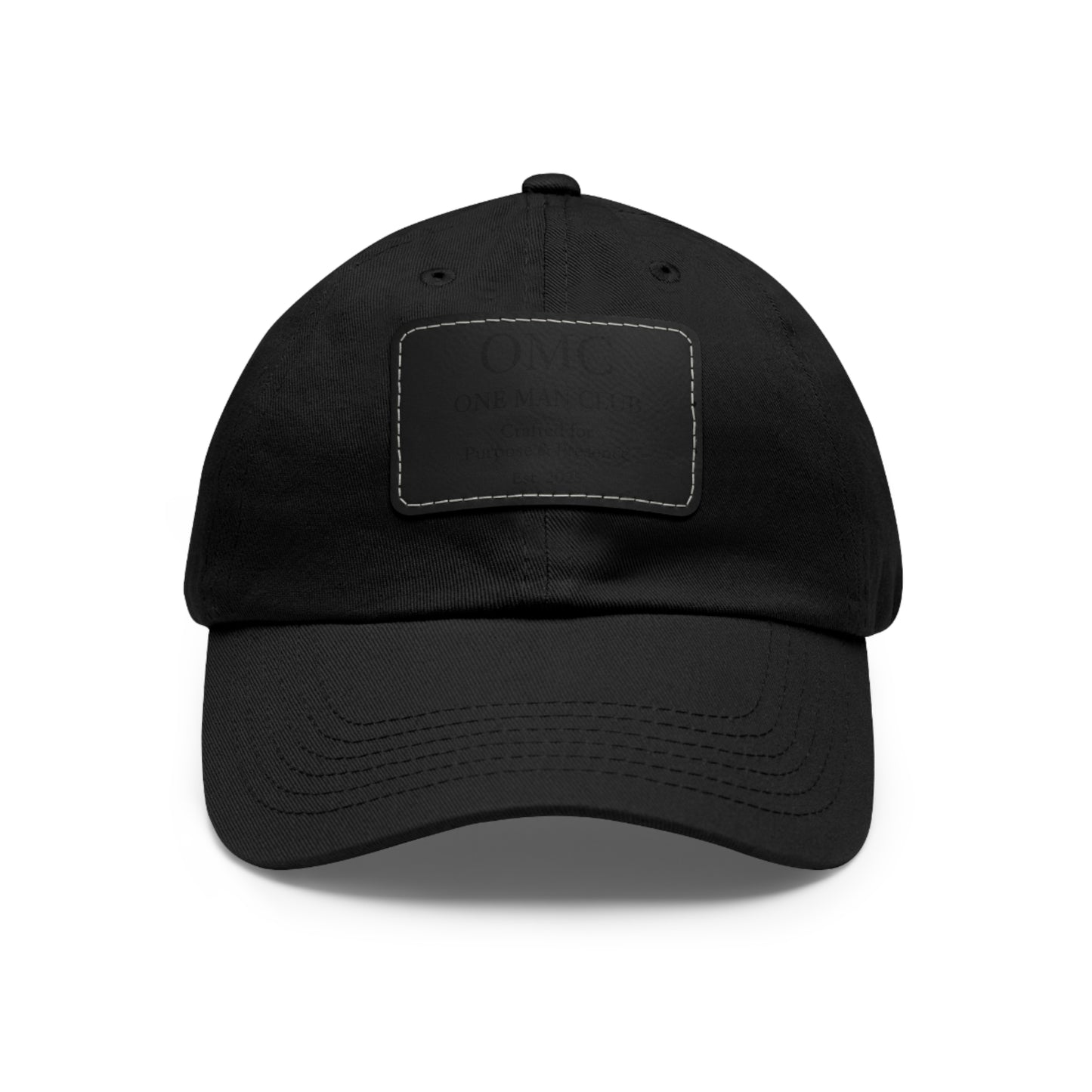 OMC | ONE MAN CLUB — Dad Hat Leather Patch Edition
