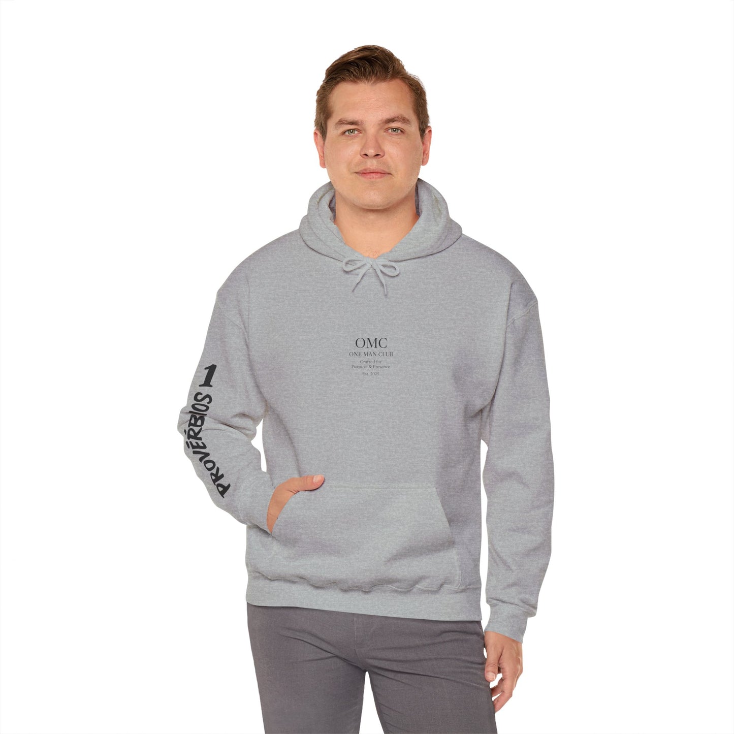 OMC | ONE MAN CLUB — PROVÉRBIO 1 - Heavy Blend Hoodie