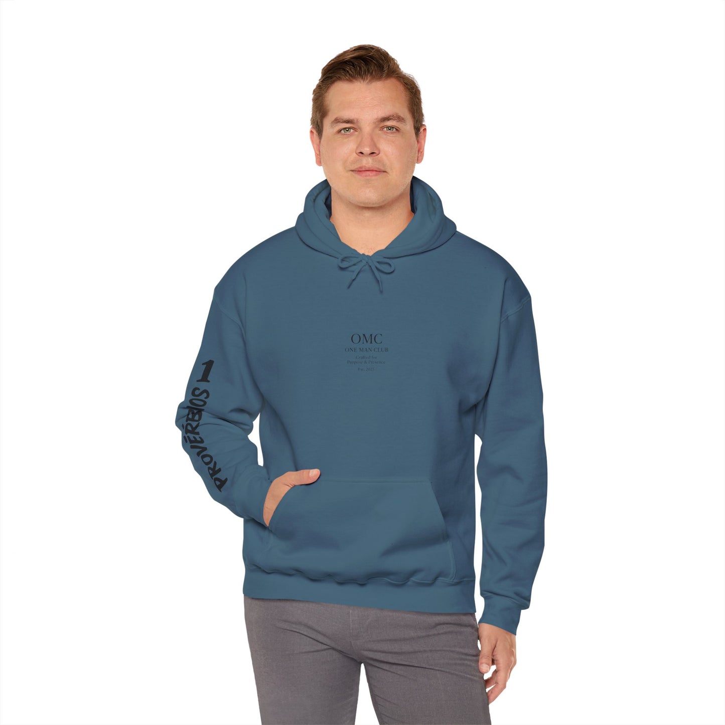 OMC | ONE MAN CLUB — PROVÉRBIO 1 - Heavy Blend Hoodie