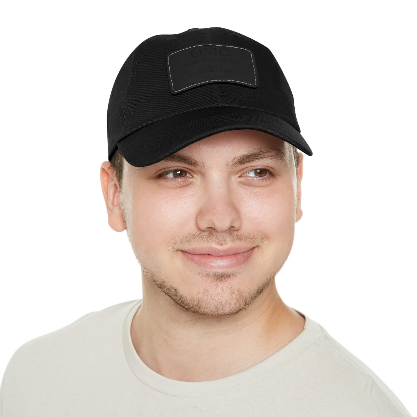 OMC | ONE MAN CLUB — Dad Hat Leather Patch Edition