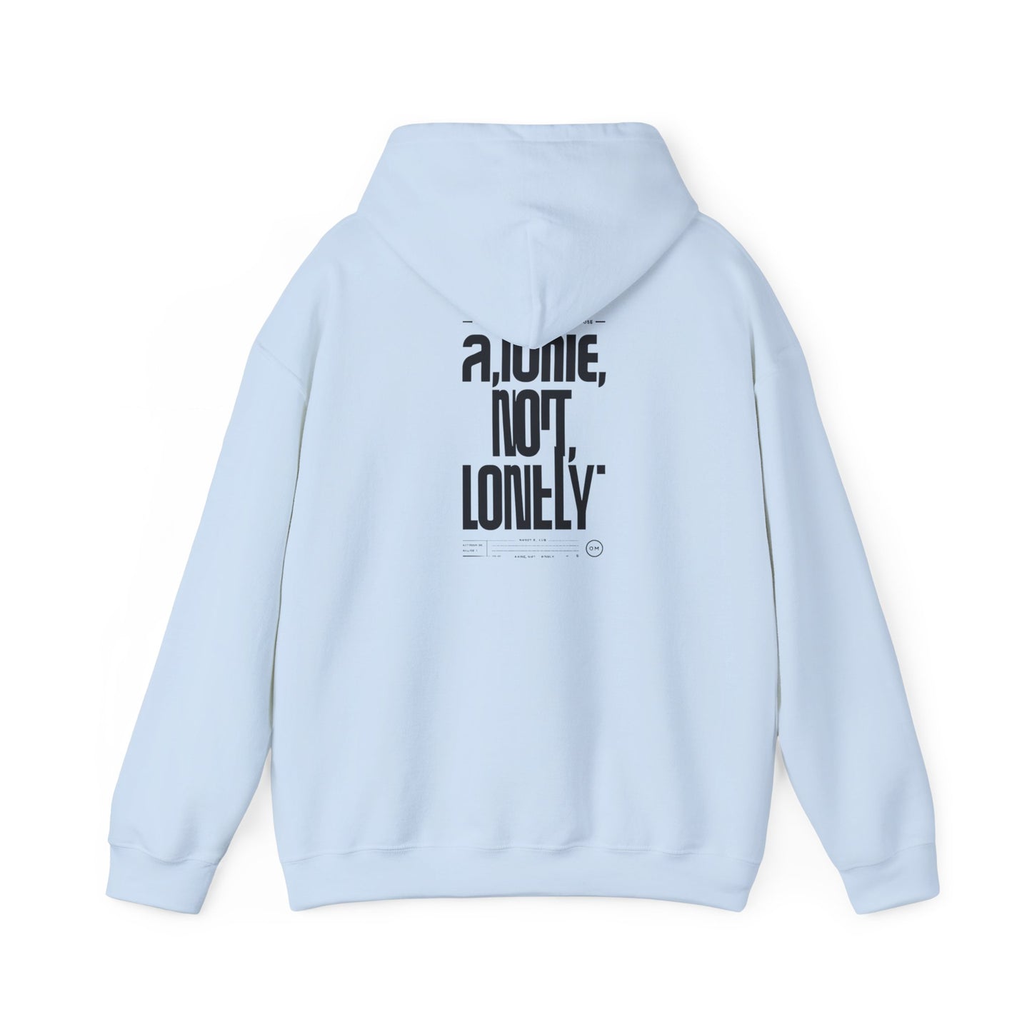 WTO | ONE MAN CLUB — “Alone, Not Lonely” Pullover Hoodie