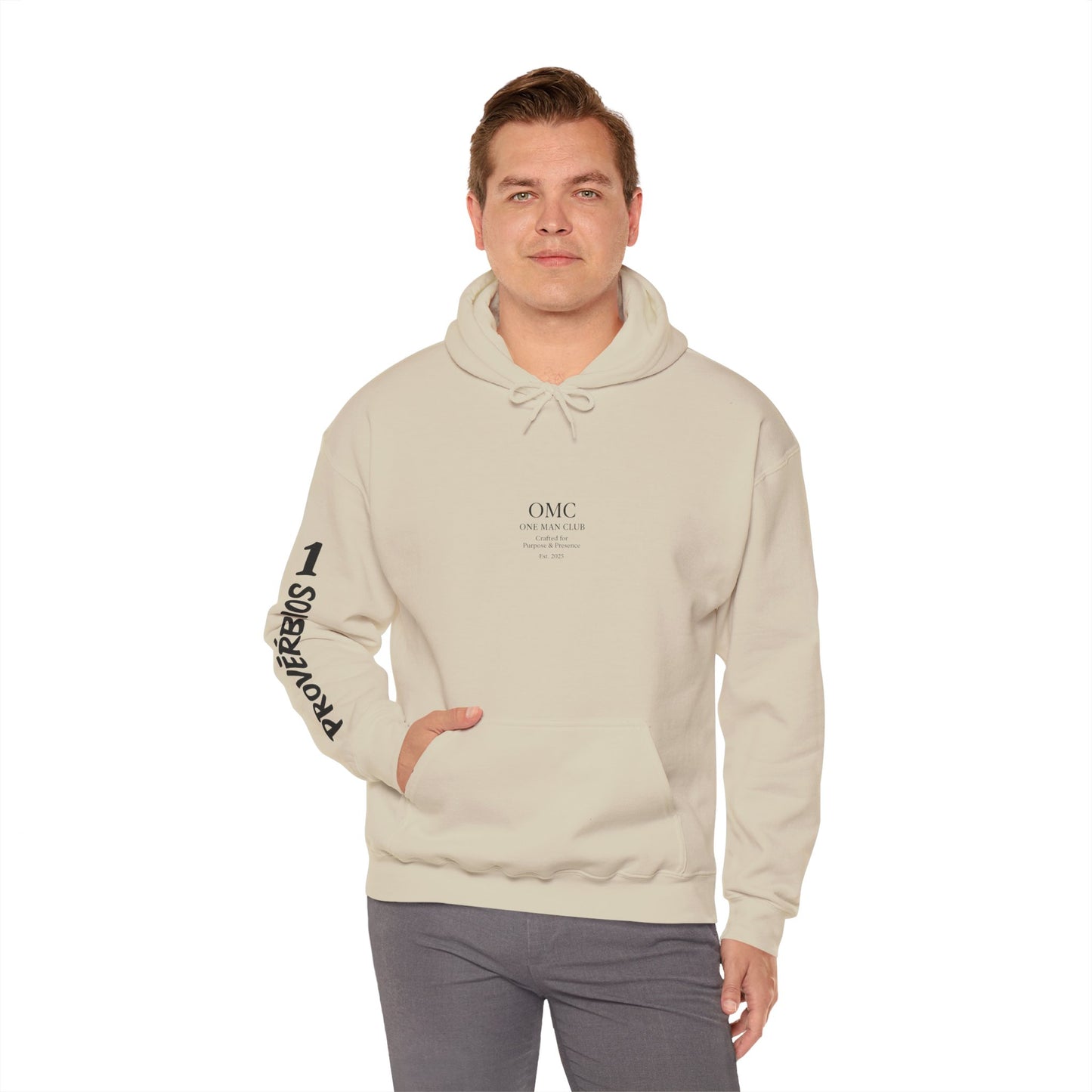 OMC | ONE MAN CLUB — PROVÉRBIO 1 - Heavy Blend Hoodie